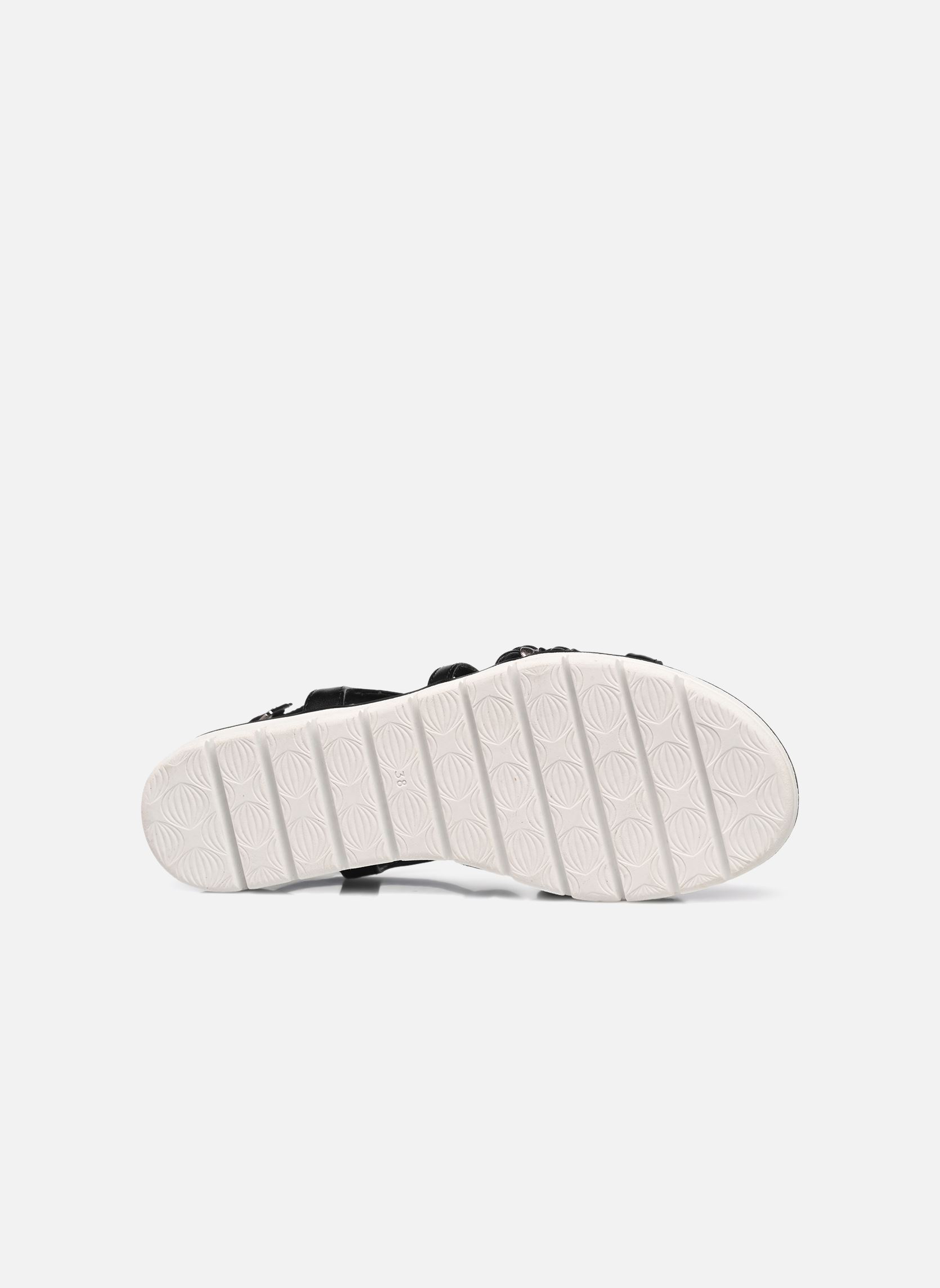 Sandali con zeppa e plateau 28608-42 donna nero Marco Tozzi Sandali con zeppa e plateau 28608-42 donna nero BLACK COMB