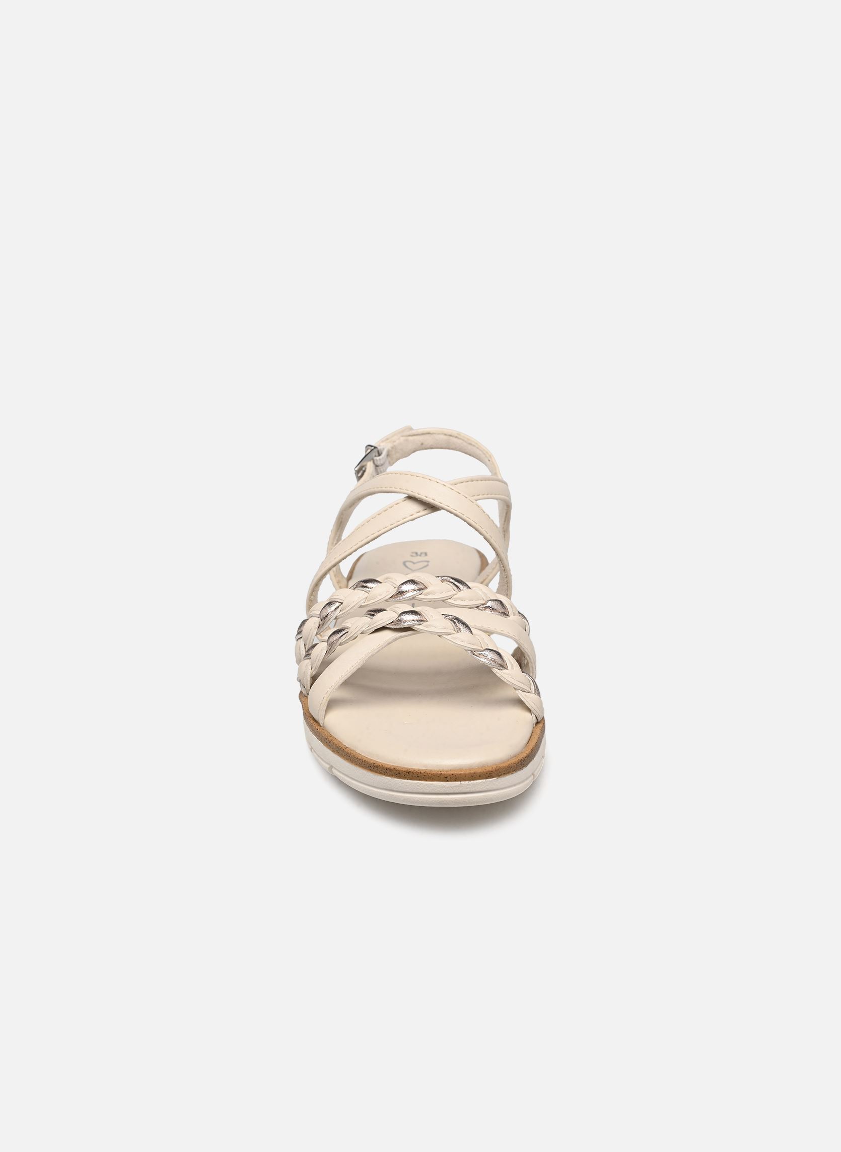 Keil- und Plateausandalen 28608-42 damen beige Marco Tozzi Keil- und Plateausandalen 28608-42 damen beige CREAM COMB