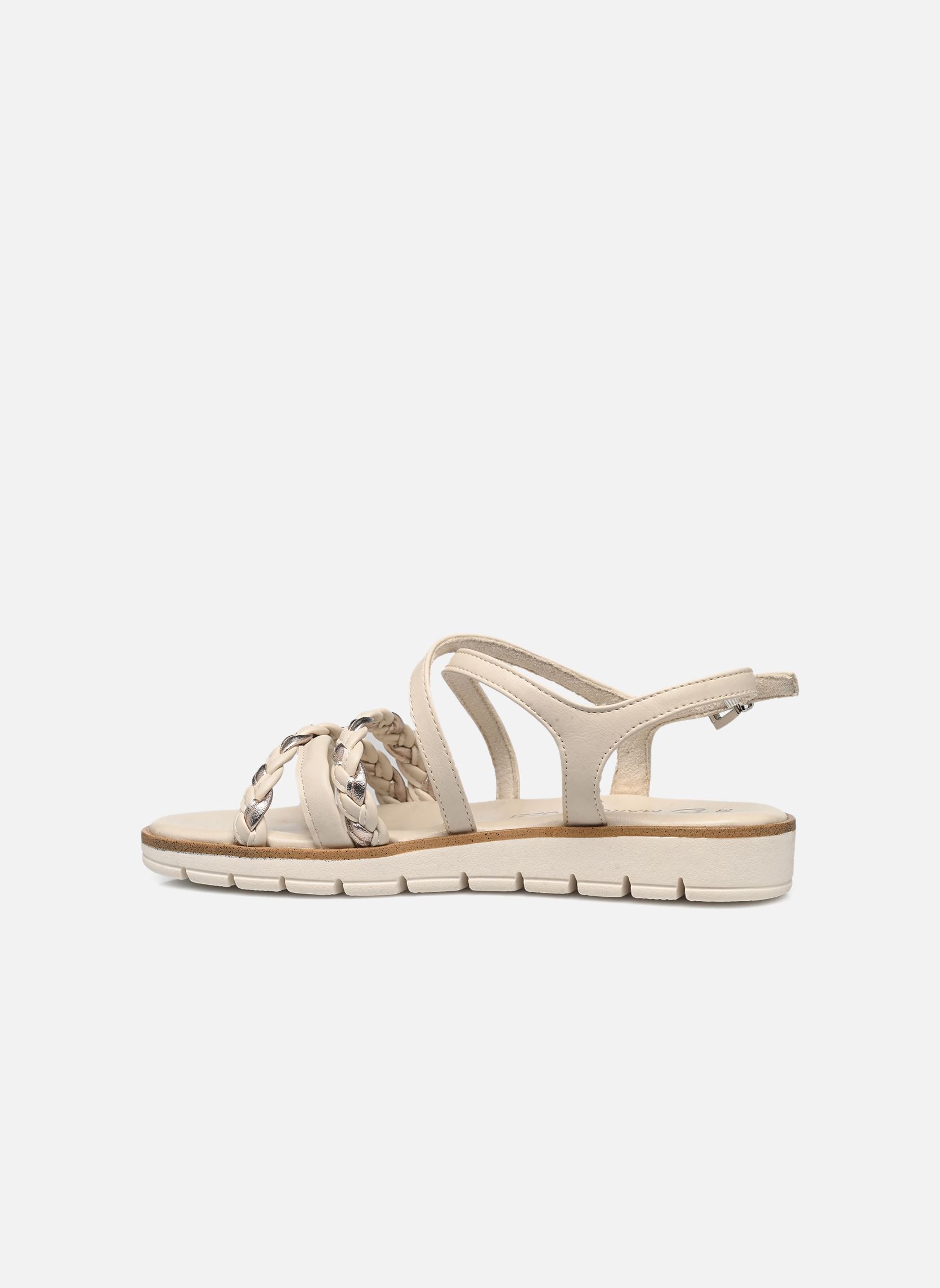 Keil- und Plateausandalen 28608-42 damen beige Marco Tozzi Keil- und Plateausandalen 28608-42 damen beige CREAM COMB