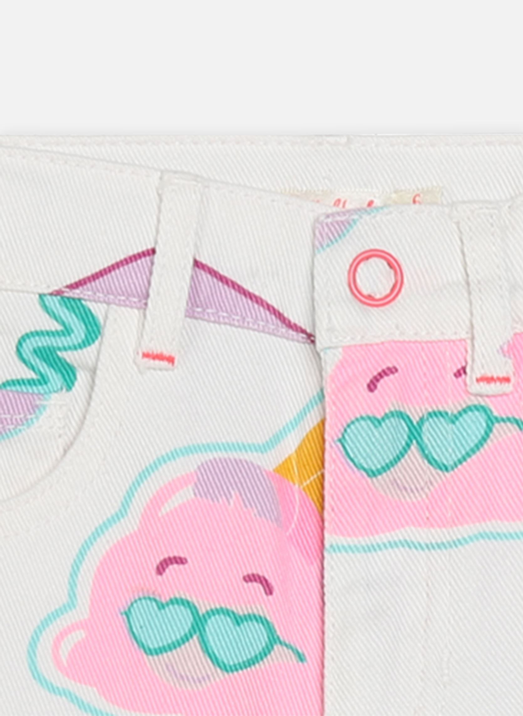 Rechte jeans U20129 meisjes meerkleurig Billieblush Rechte jeans U20129 meisjes meerkleurig MULTICO