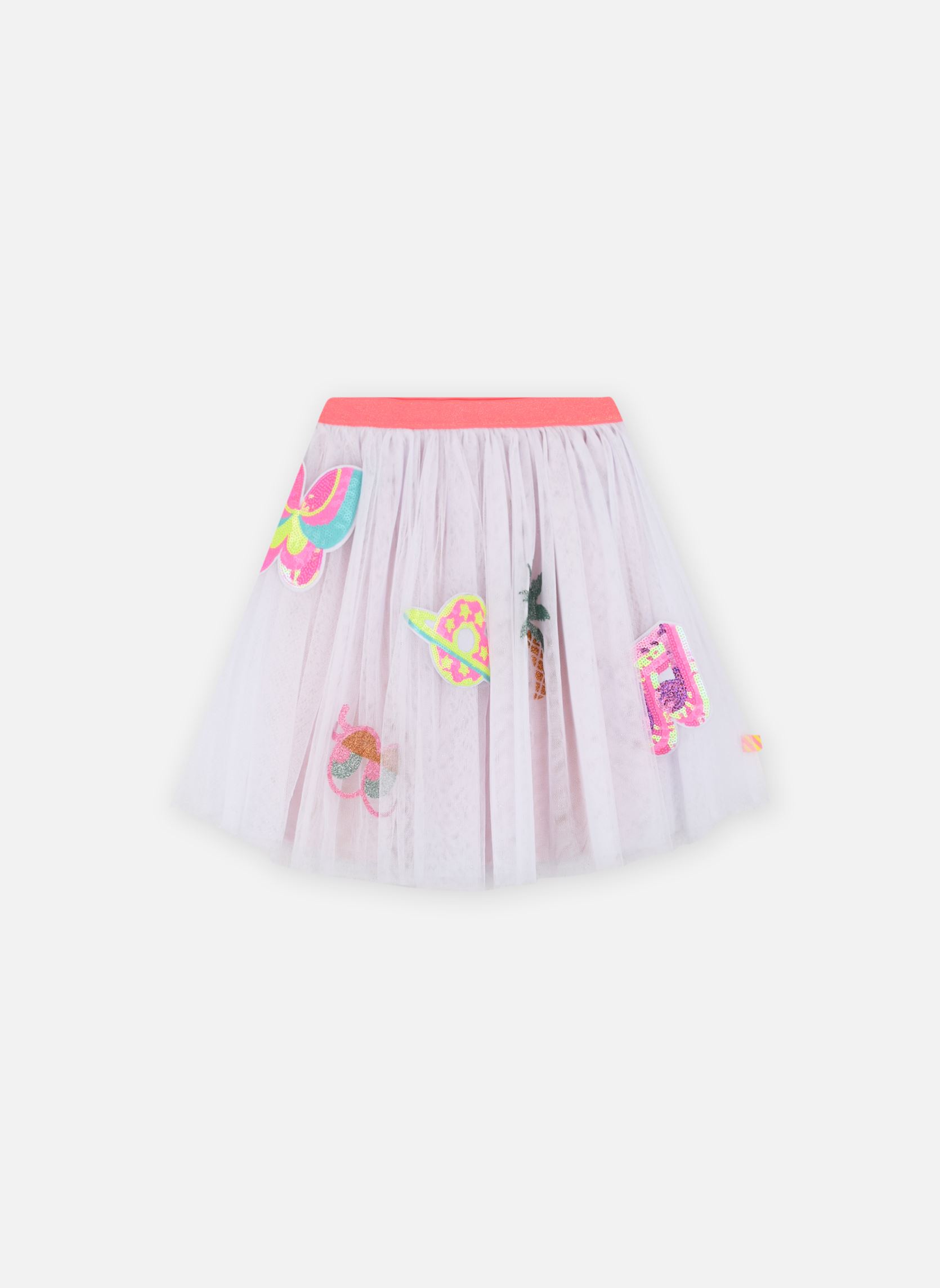 Rokken U20136 meisjes grijs Billieblush Rokken U20136 meisjes grijs BLANC