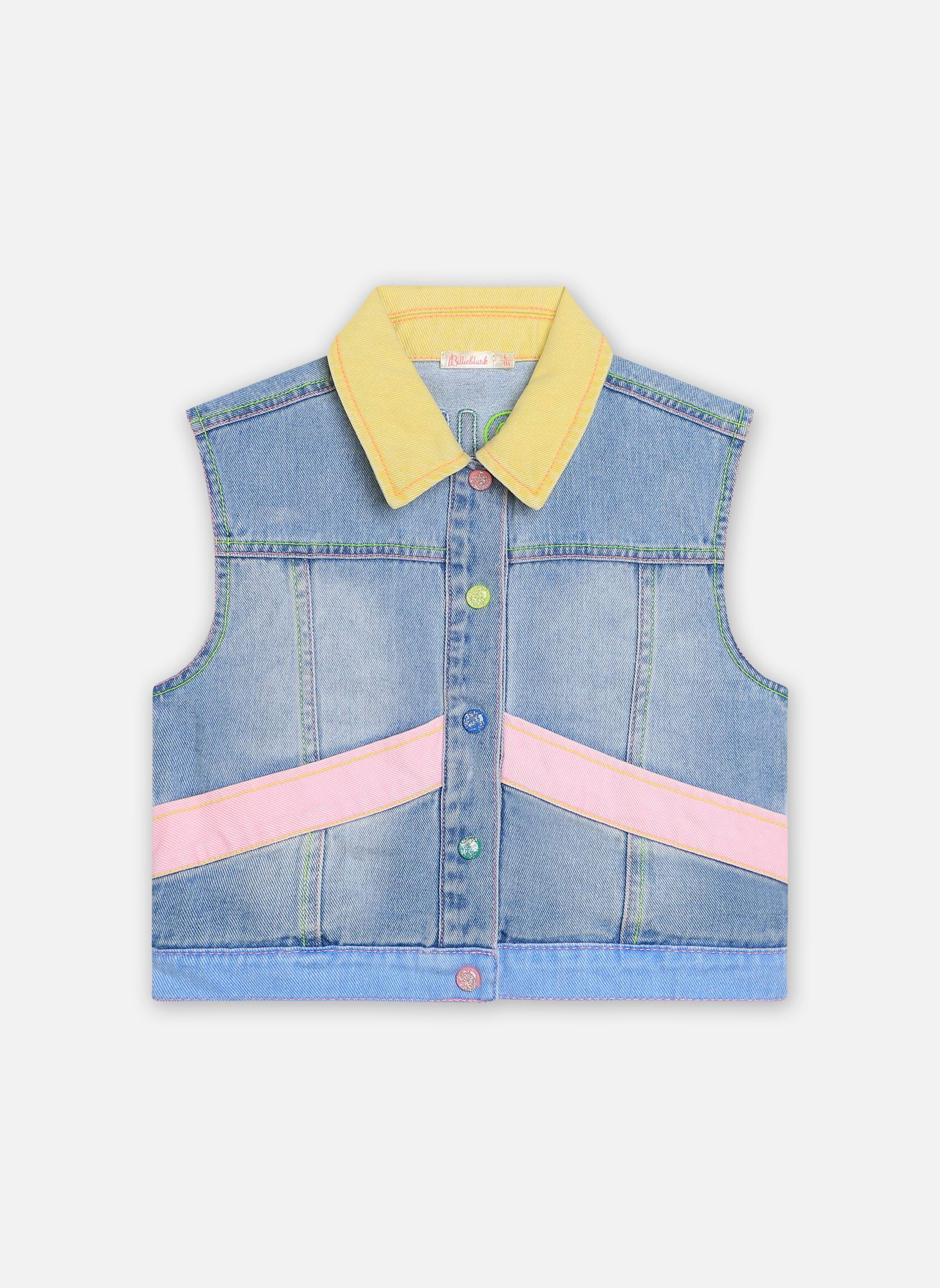Jacken U20148 mädchen blau Billieblush Jacken U20148 mädchen blau DOUBLE STONE+BLEACH