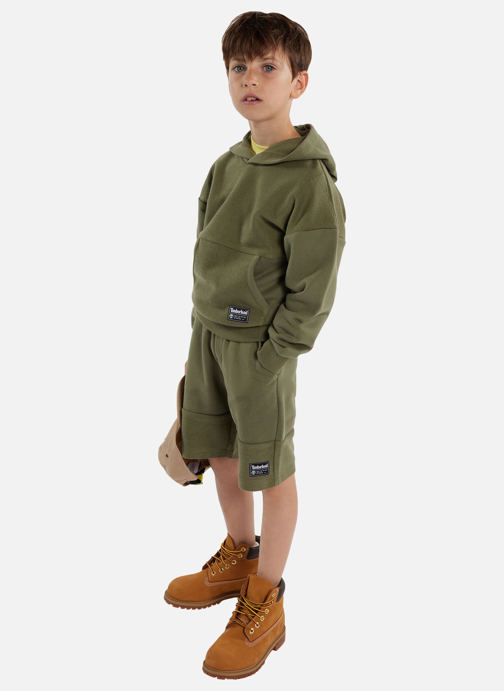 Sweats à capuche T60041 garçon vert Timberland Sweats à capuche T60041 garçon vert TILLEUL