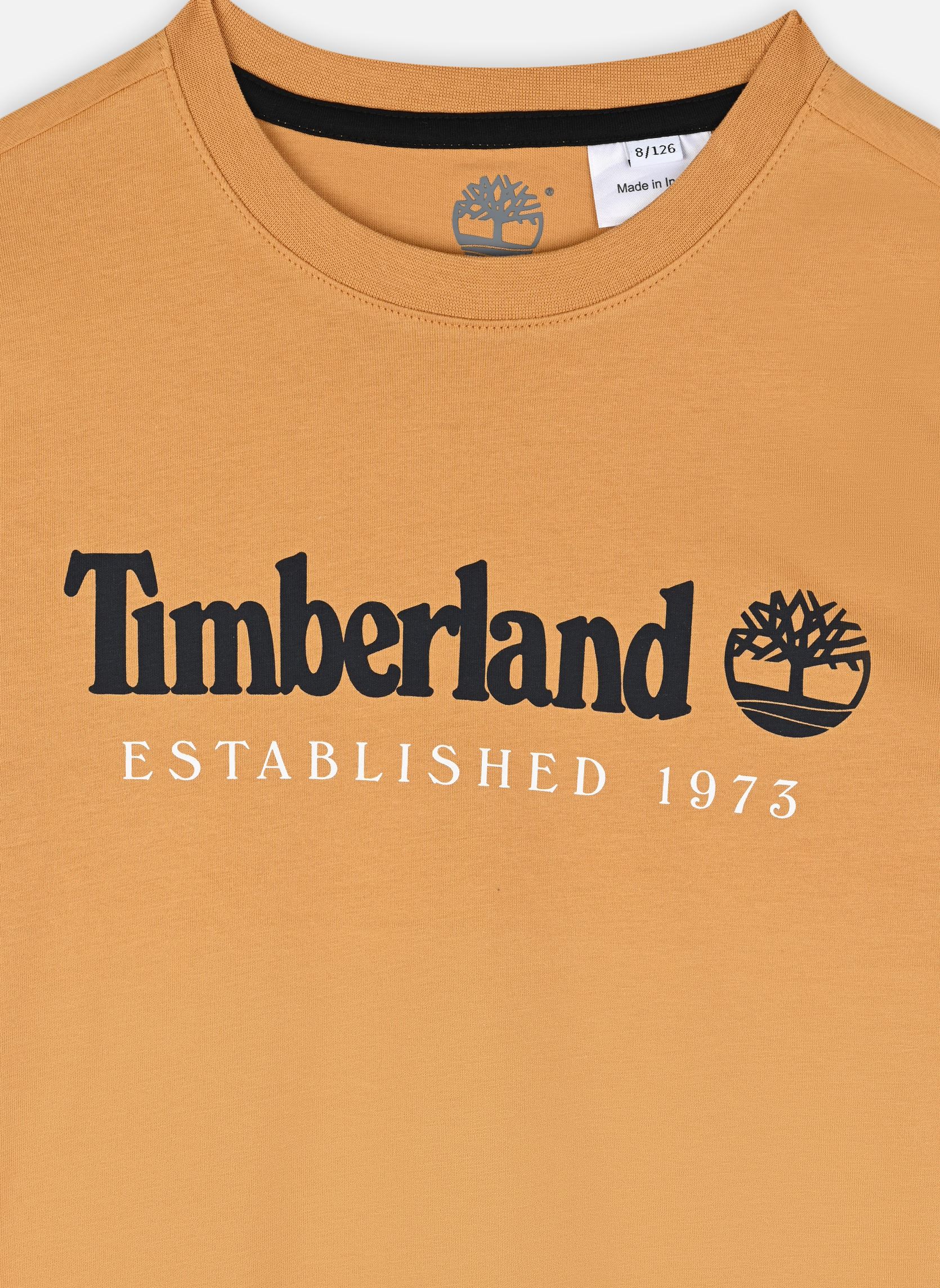 Tee-shirts manches courtes T60212 garçon jaune Timberland Tee-shirts manches courtes T60212 garçon jaune YELLOW BOOTS