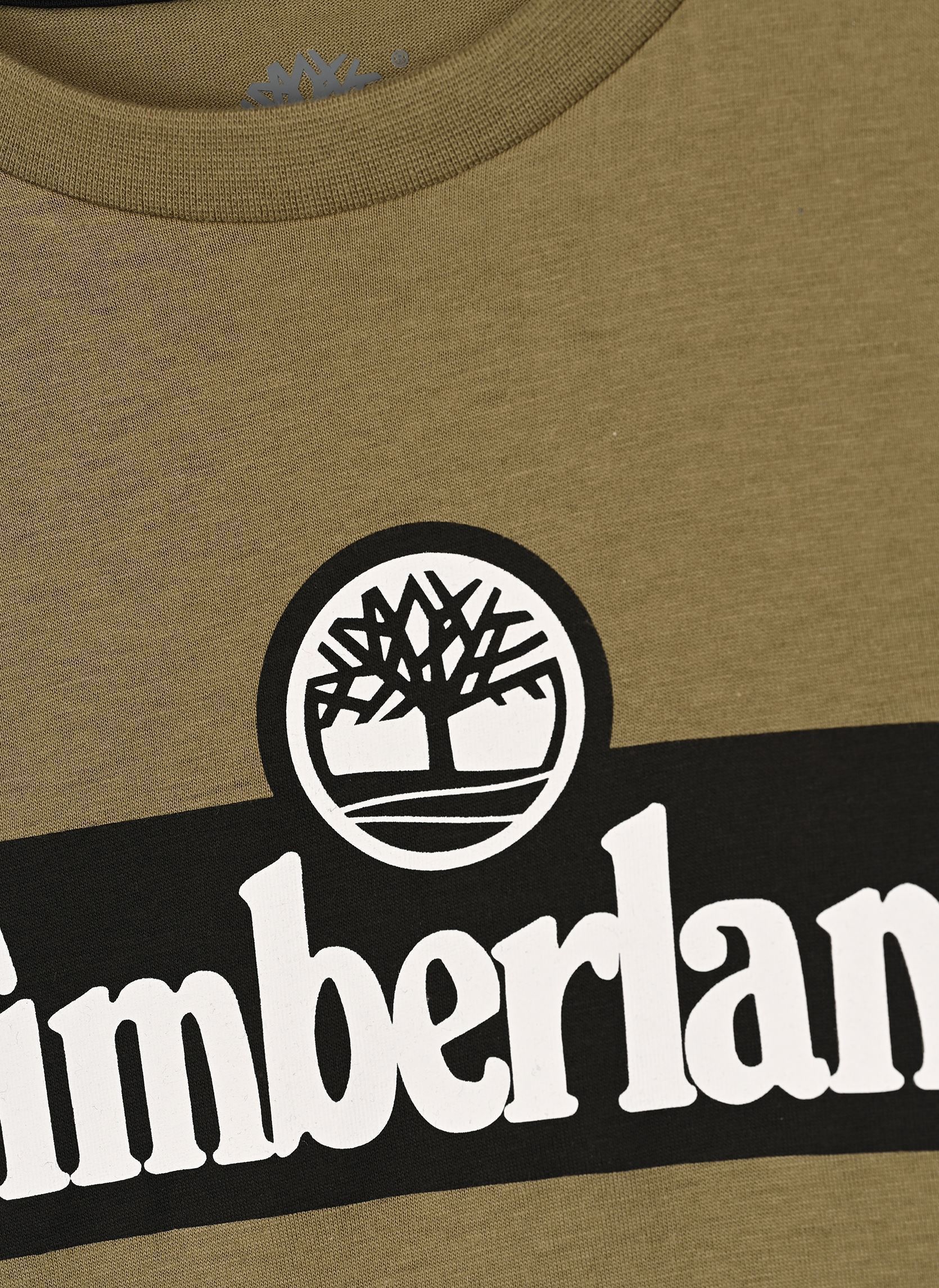 Tee-shirts manches courtes T60212 garçon vert Timberland Tee-shirts manches courtes T60212 garçon vert PALE OLIVE