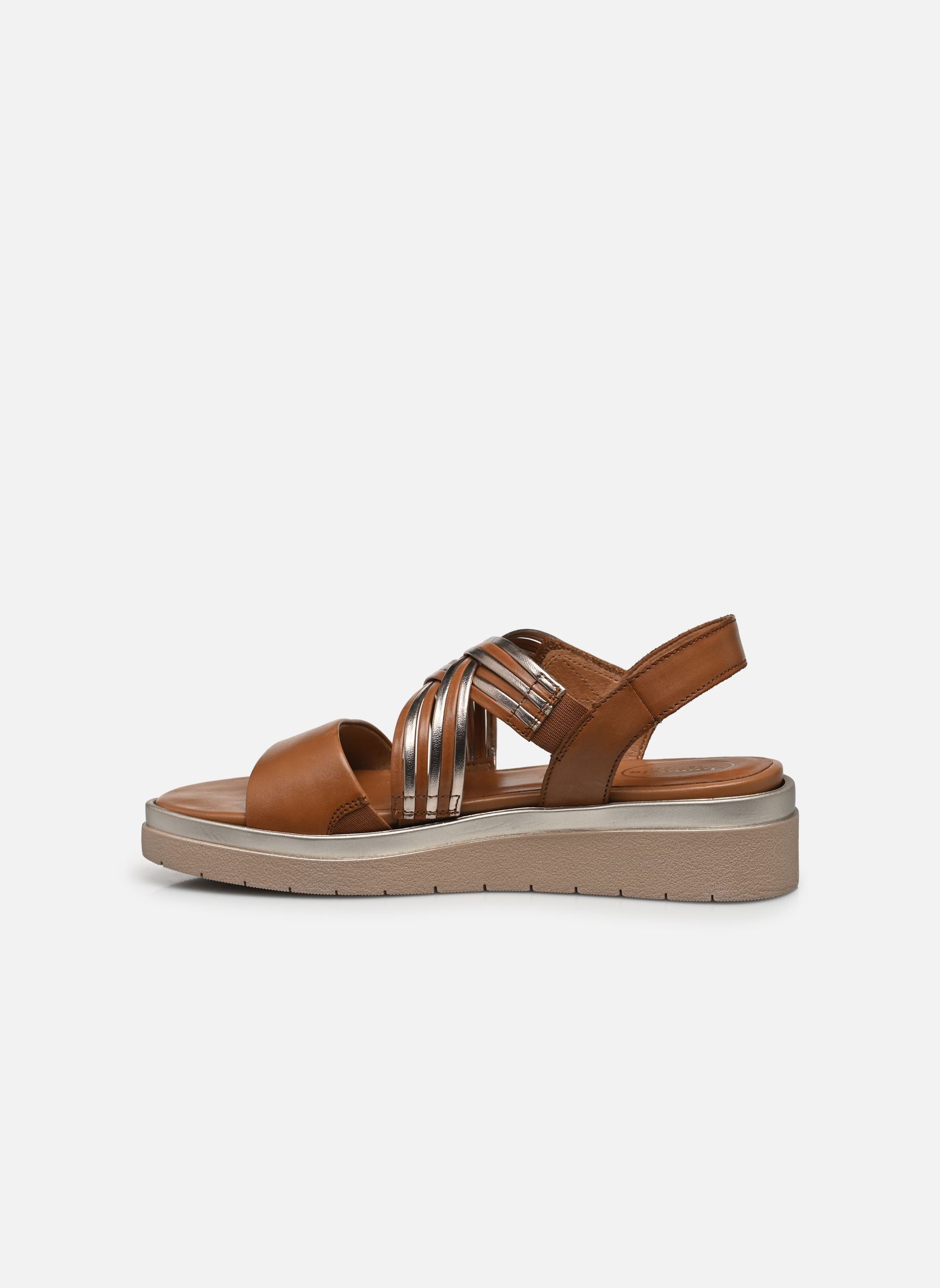 Sandali con zeppa e plateau 88707-42 donna marrone Tamaris Comfort Sandali con zeppa e plateau 88707-42 donna marrone NUT GLAM