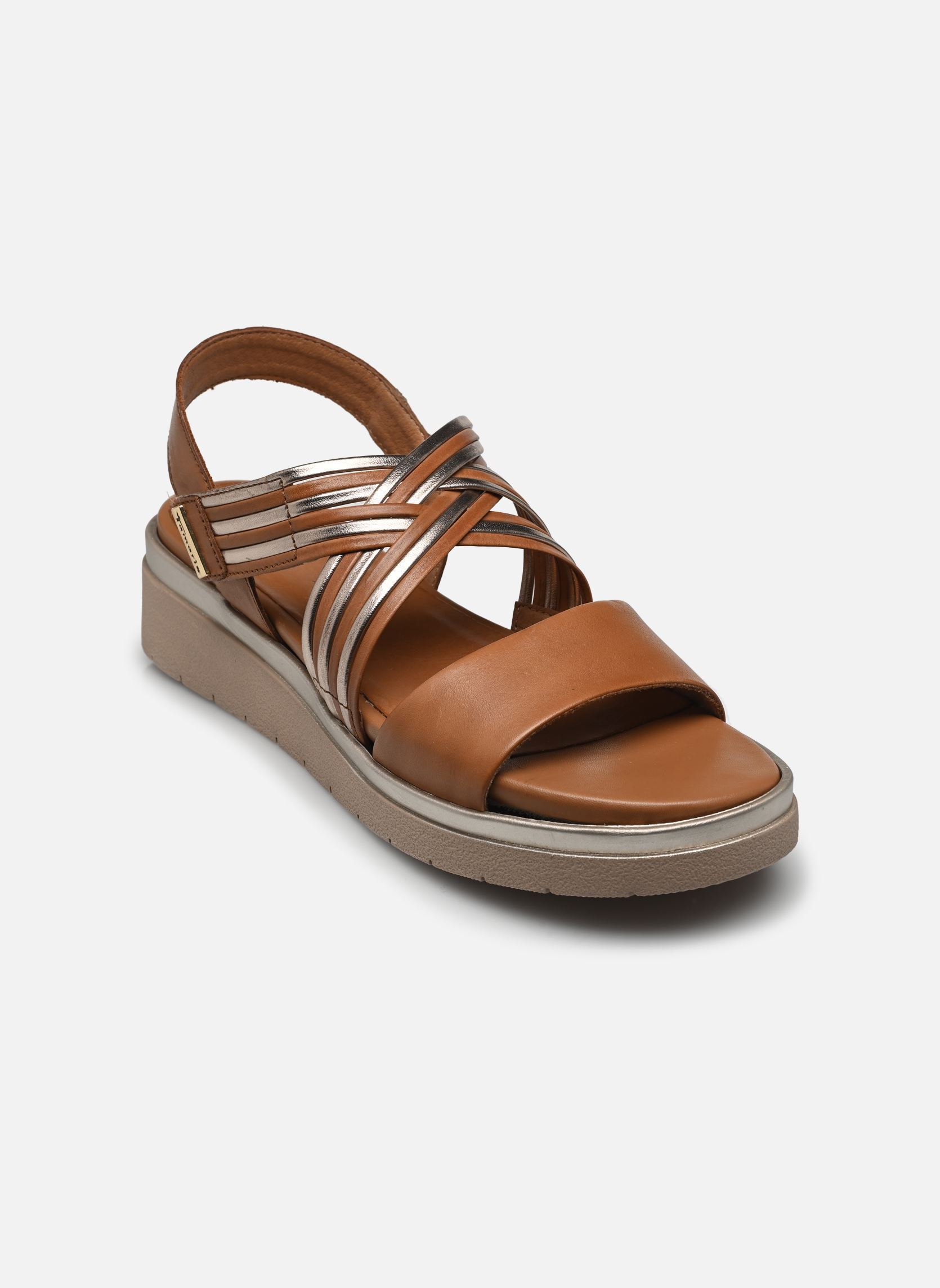Sandali con zeppa e plateau 88707-42 donna marrone Tamaris Comfort Sandali con zeppa e plateau 88707-42 donna marrone NUT GLAM
