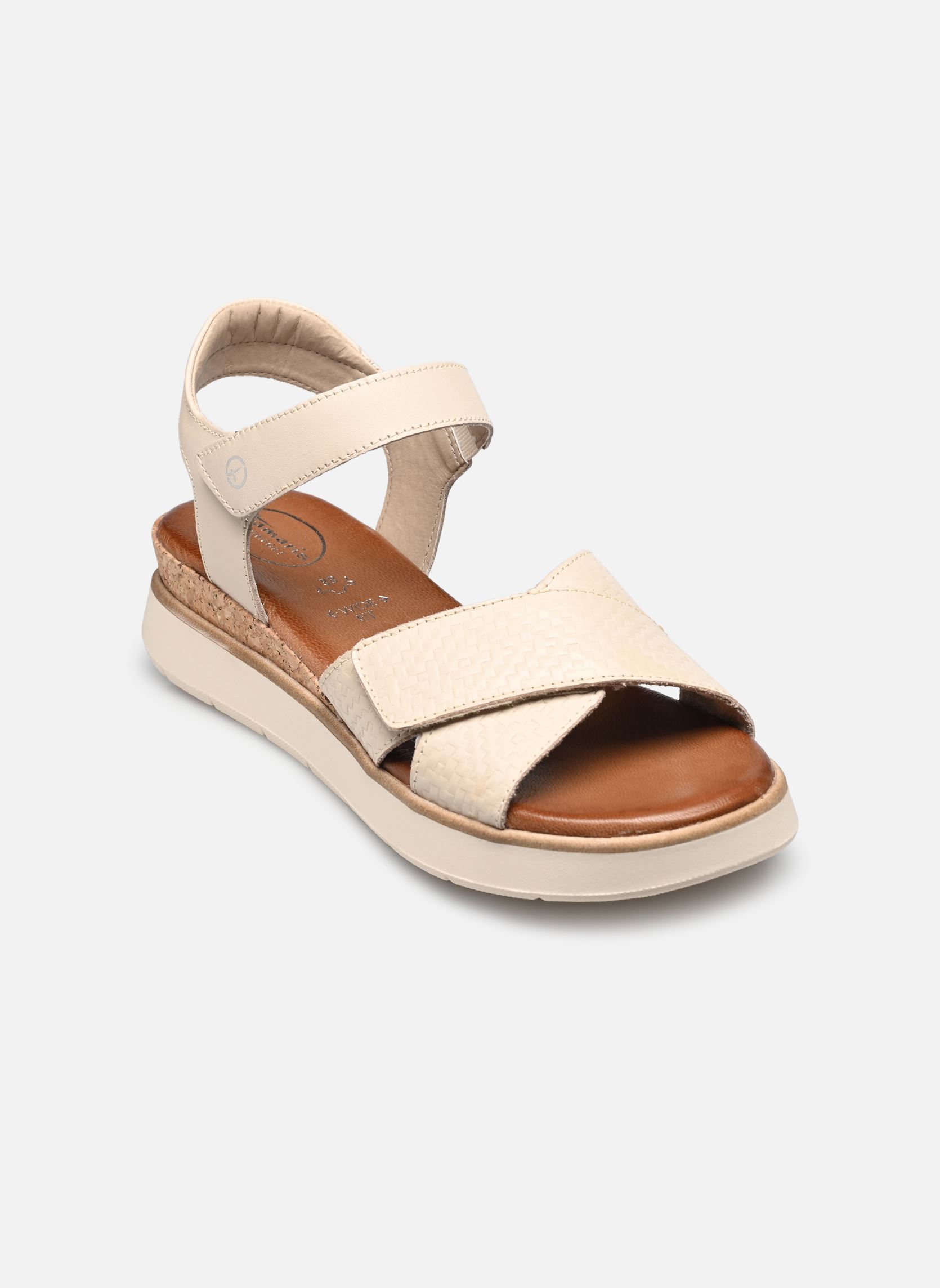 TAMARIS Comfort Damessandalen met sleehak, zilver, 40 EU, zilver, 40 EU