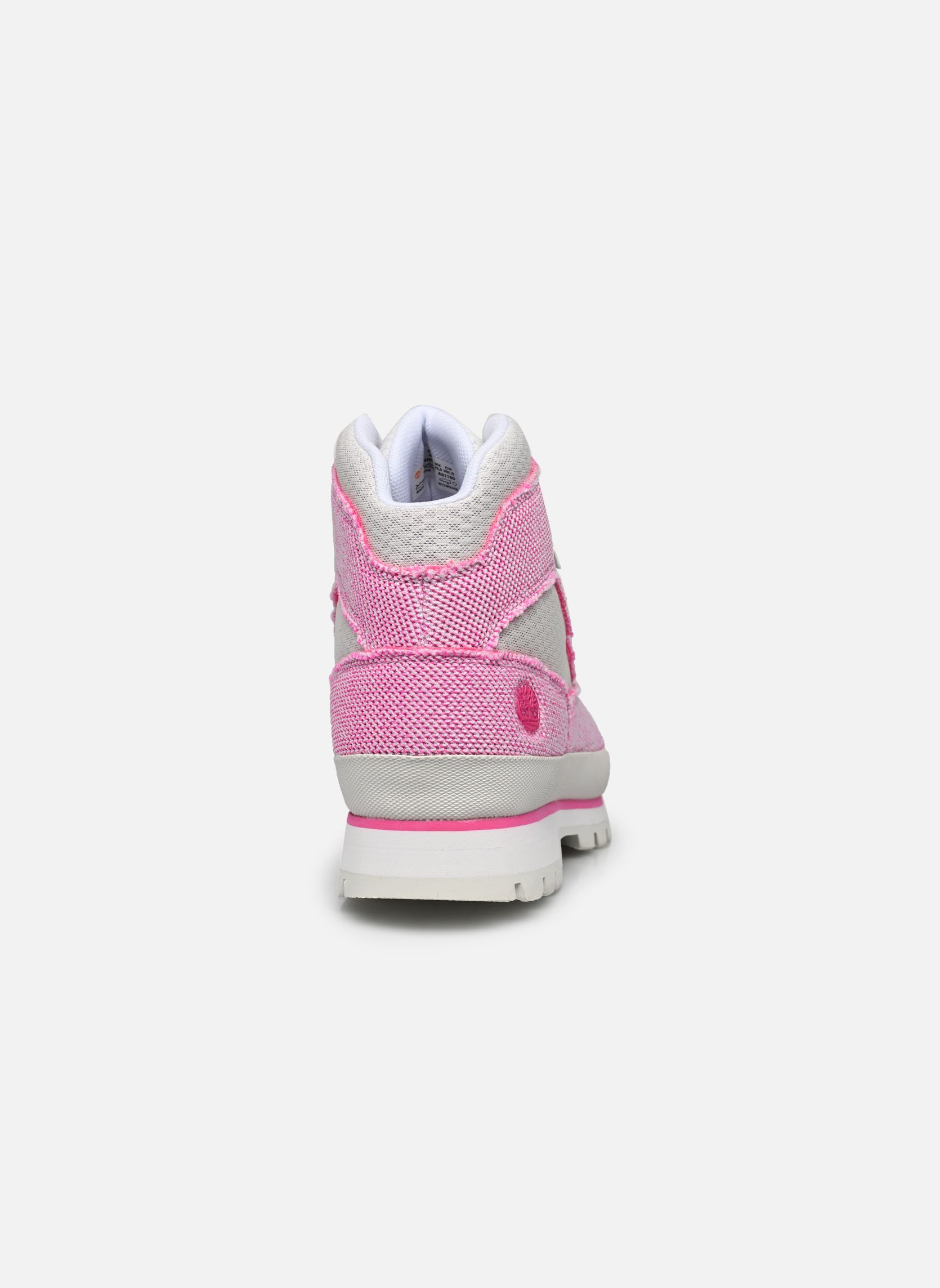 Bottines à lacets Euro Hiker TB0A femme rose Timberland Bottines à lacets Euro Hiker TB0A femme rose EURO HIKER BRIGHT PINK KNIT