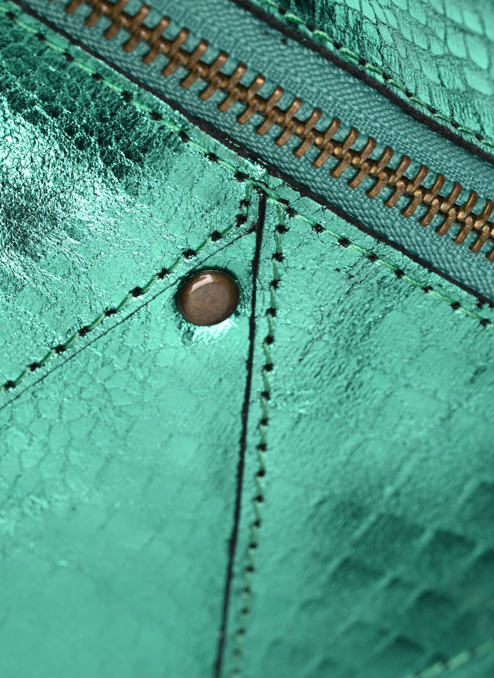 Heuptassen Pcmilla Leather Bumbag Fc dames groen Pieces Heuptassen Pcmilla Leather Bumbag Fc dames groen AQUA GREEN METALLIC CROCO
