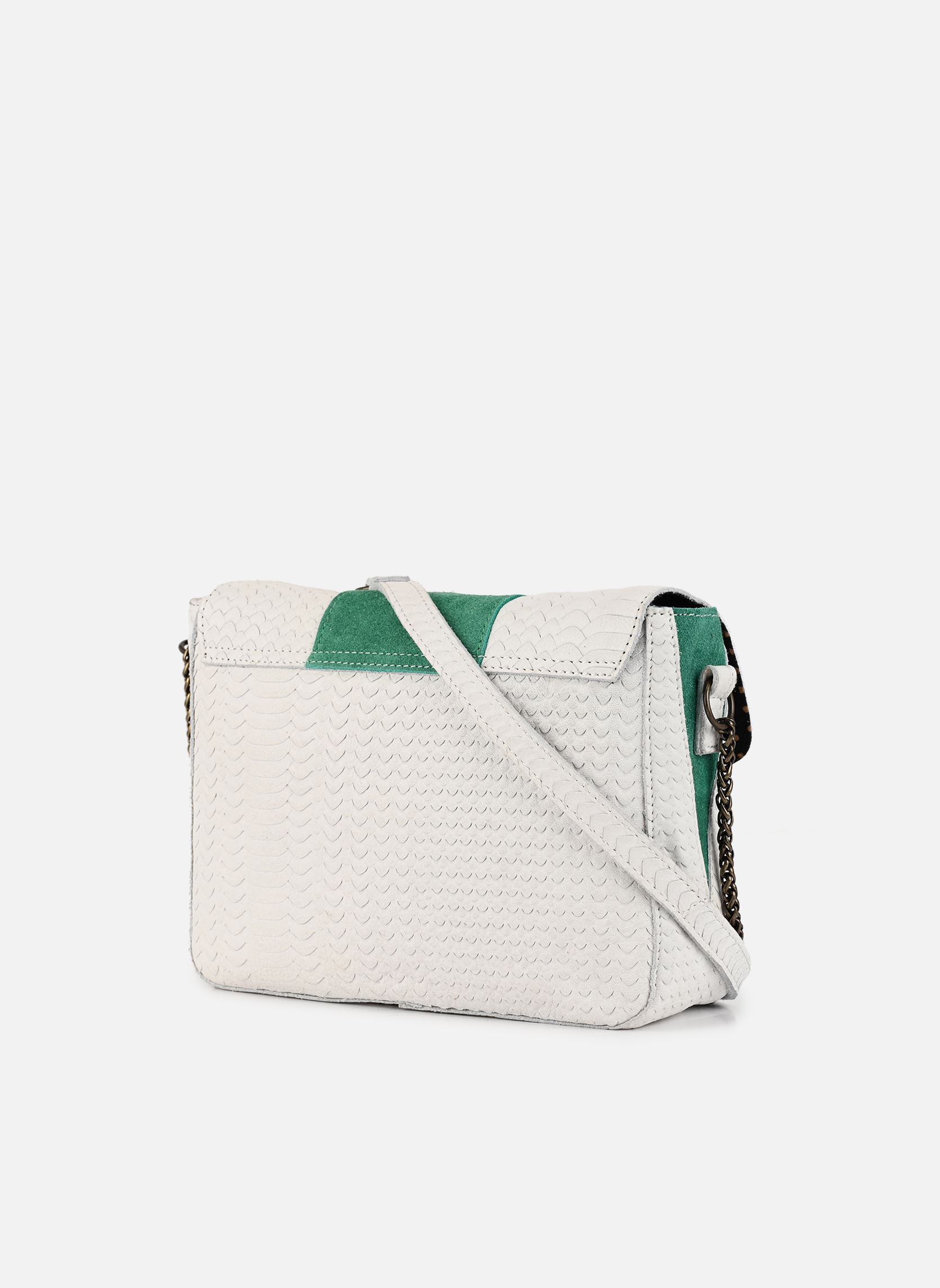 Sacs bandoulière PcAlicia Leather Cross Body Fc femme blanc Pieces Sacs bandoulière PcAlicia Leather Cross Body Fc femme blanc BRIGHT WHITE PEPPER GREEN CUTT