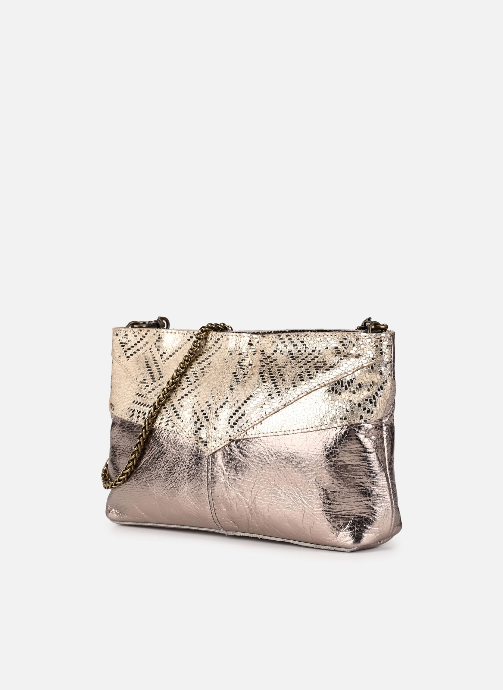 Umhängetaschen Pcmalene Suede Cross Body Fc damen grau Pieces Umhängetaschen Pcmalene Suede Cross Body Fc damen grau PEWTER METALLIC WEAVE