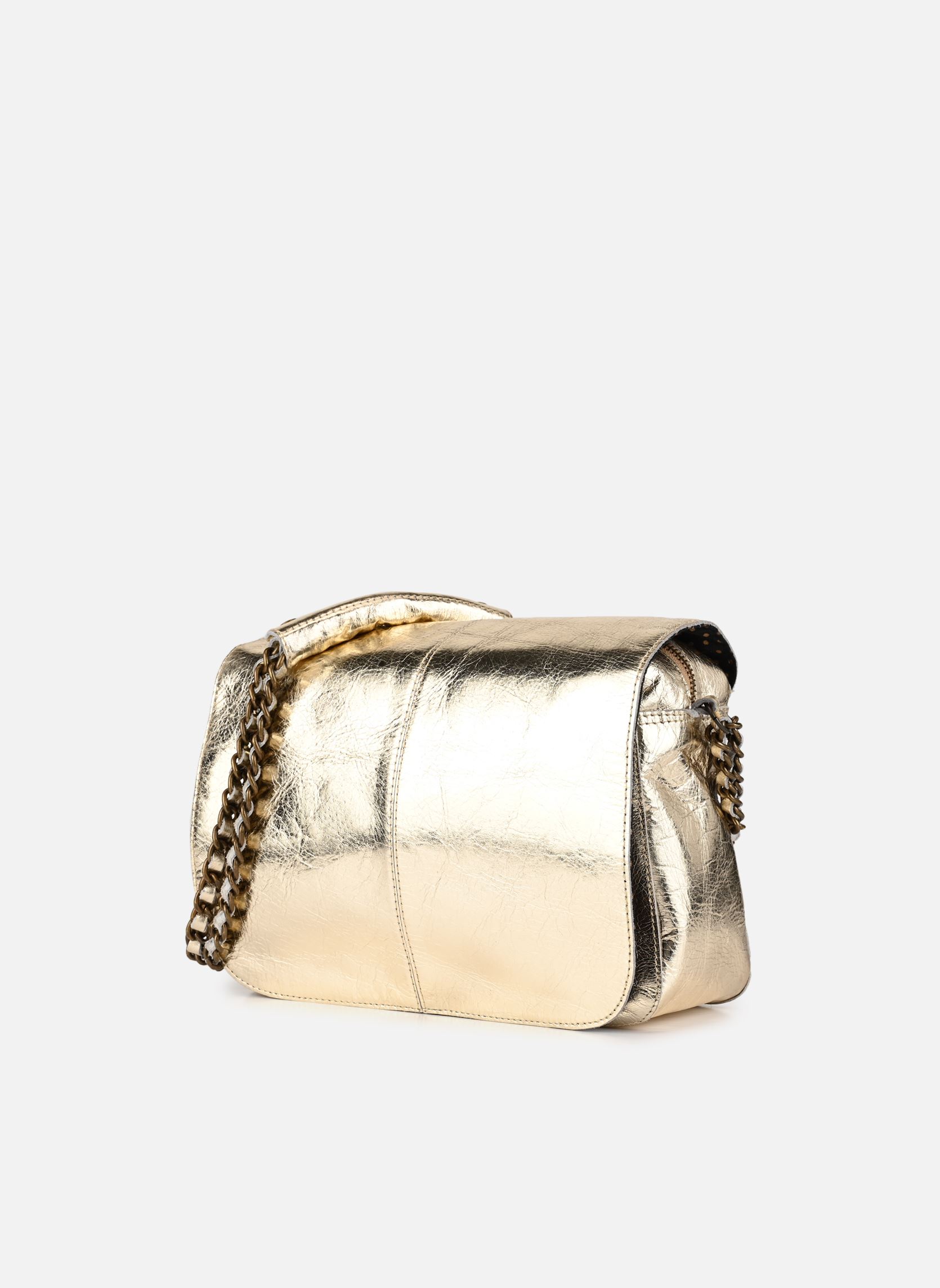 Sacs bandoulière Pcmilano Leather Large Cross Body Fc femme argent Pieces Sacs bandoulière Pcmilano Leather Large Cross Body Fc femme argent GOLD COLOUR METALLIC