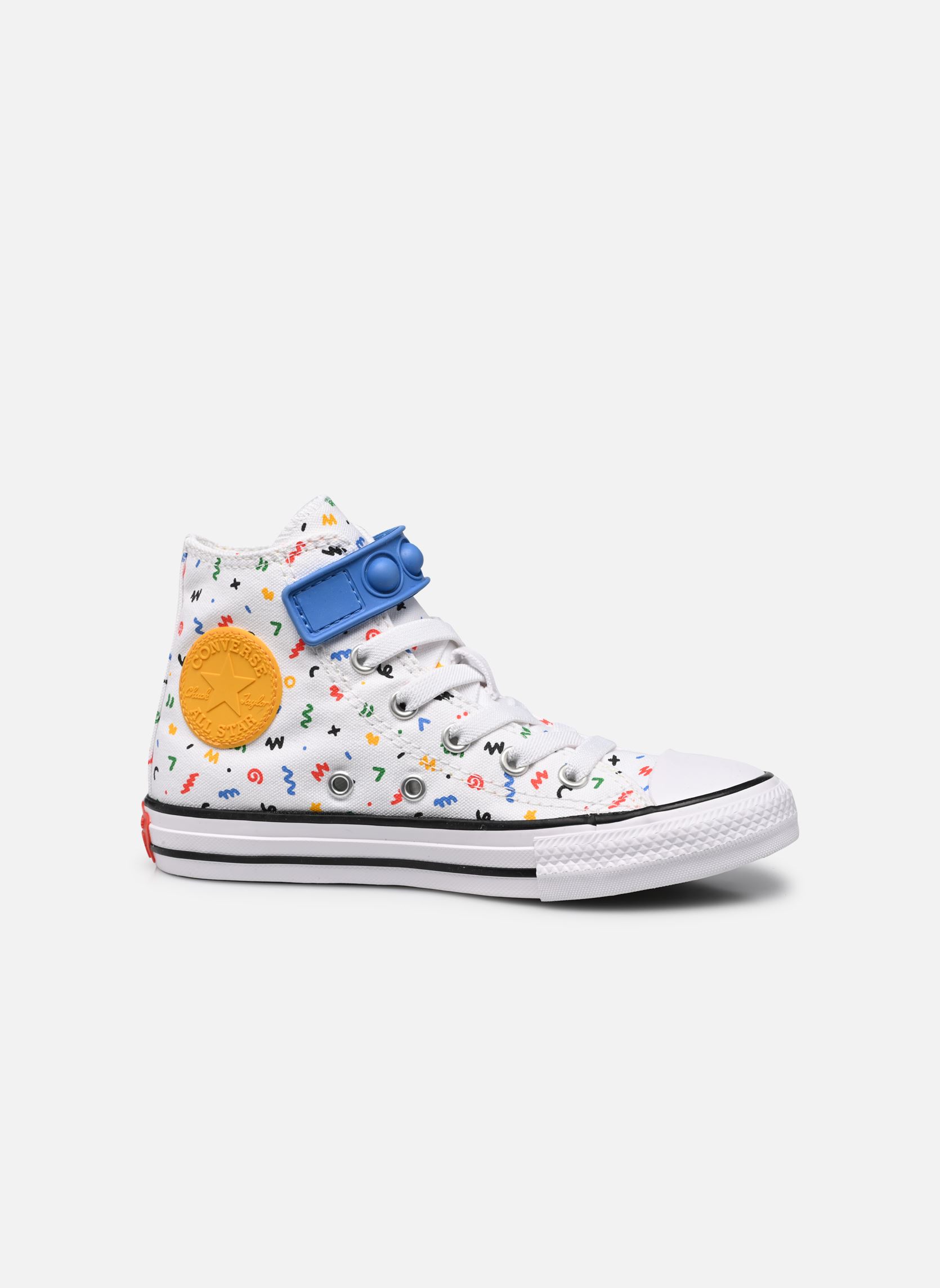 Baskets hautes Chuck Taylor All Star 1V Canvas Polka Do blanc Converse Baskets hautes Chuck Taylor All Star 1V Canvas Polka Do blanc Bubble Strap White