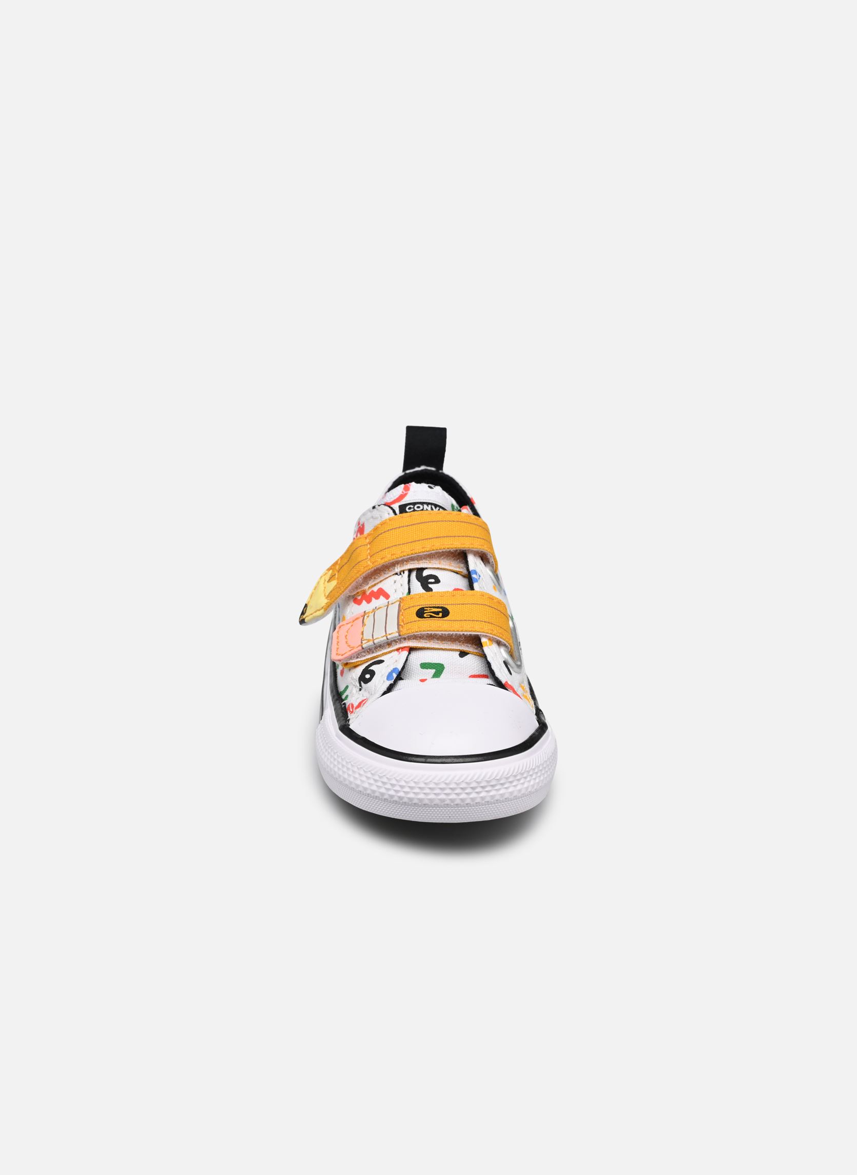 Baskets basses Chuck Taylor All Star 2V Canvas Polka Do blanc Converse Baskets basses Chuck Taylor All Star 2V Canvas Polka Do blanc white/yellow/black