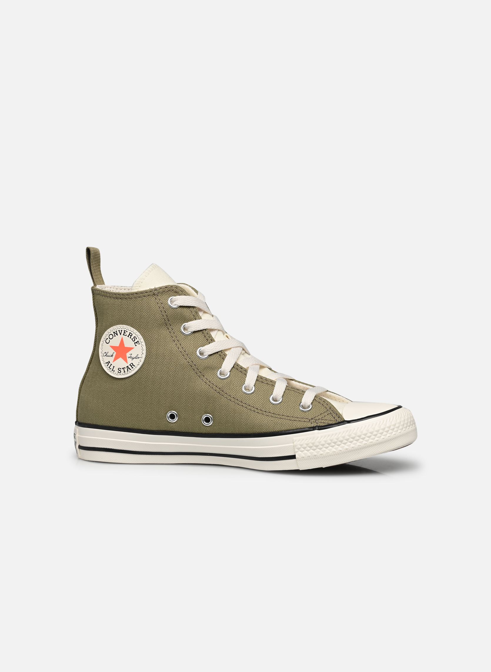 Knöchelhohe Sneaker Chuck Taylor All Star Scavenger Hunt Hi grün Converse Knöchelhohe Sneaker Chuck Taylor All Star Scavenger Hunt Hi grün Mossy Sloth/Egret/Orange