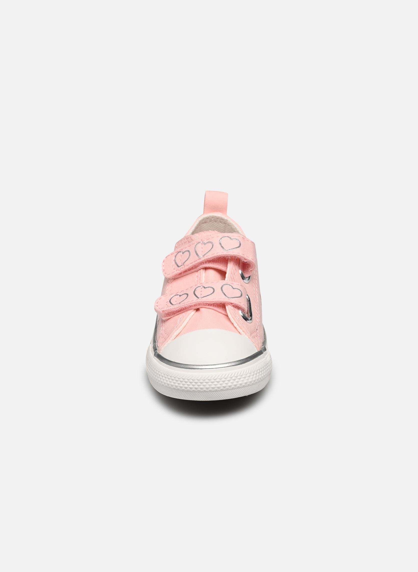 Niedrige Sneaker Chuck Taylor All Star 2V Bemy2k Ox I mädchen rosa Converse Niedrige Sneaker Chuck Taylor All Star 2V Bemy2k Ox I mädchen rosa Donut Glaze/Vintage White