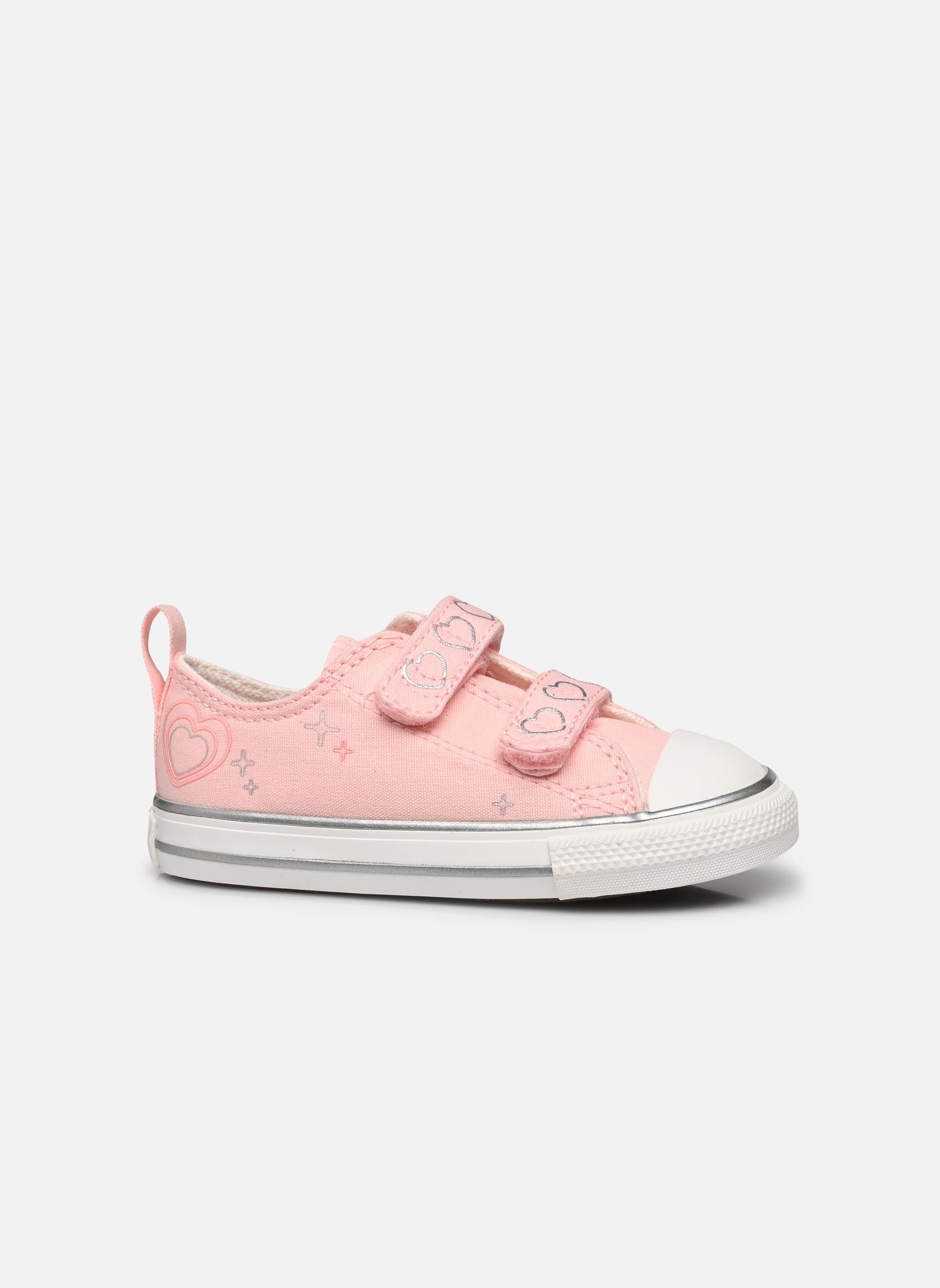Niedrige Sneaker Chuck Taylor All Star 2V Bemy2k Ox I mädchen rosa Converse Niedrige Sneaker Chuck Taylor All Star 2V Bemy2k Ox I mädchen rosa Donut Glaze/Vintage White