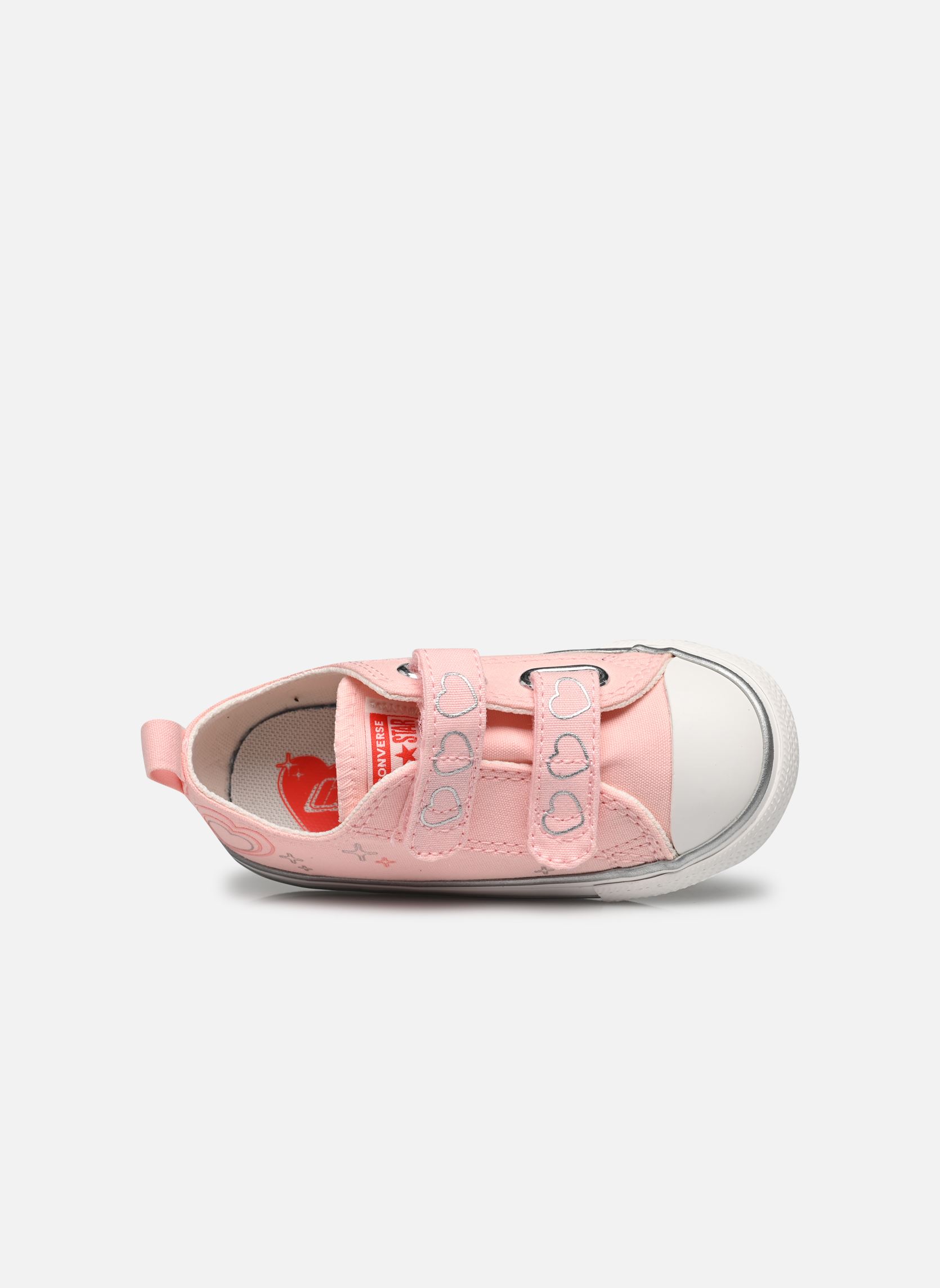 Niedrige Sneaker Chuck Taylor All Star 2V Bemy2k Ox I mädchen rosa Converse Niedrige Sneaker Chuck Taylor All Star 2V Bemy2k Ox I mädchen rosa Donut Glaze/Vintage White