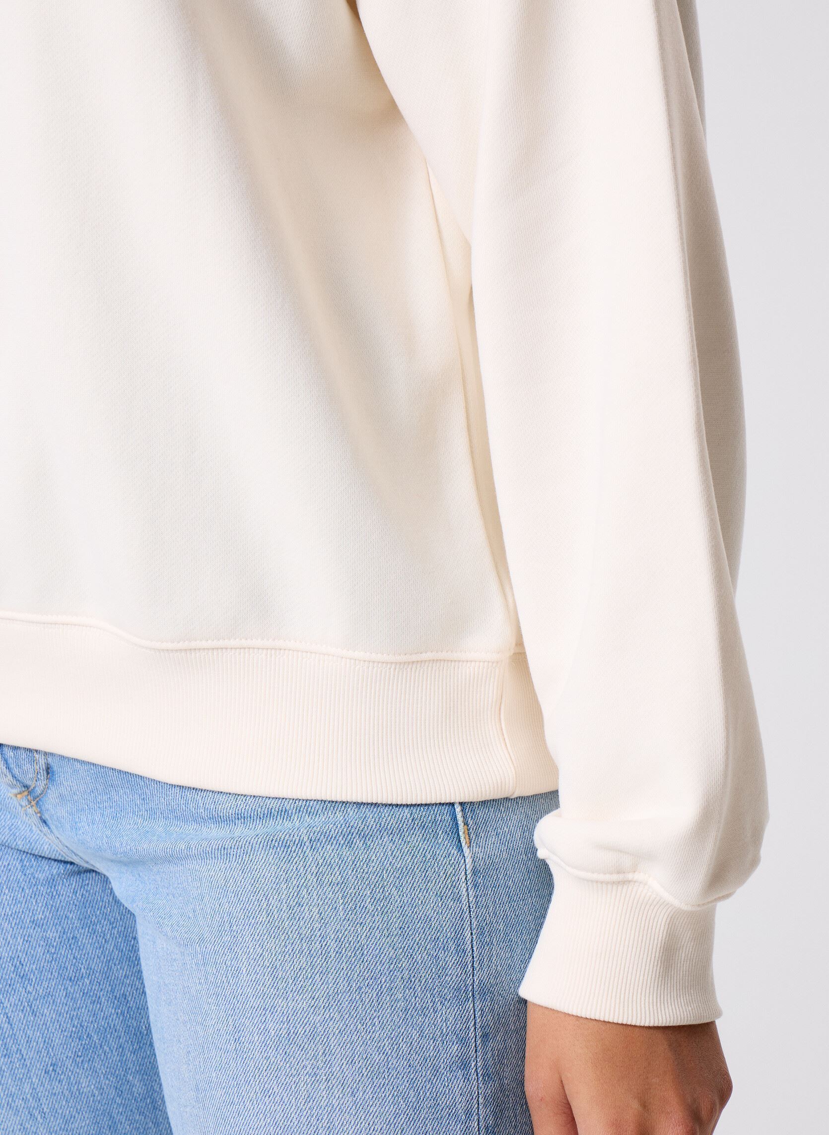 Sweater Sport Essentials French Terry Crew dames wit New Balance Sweater Sport Essentials French Terry Crew dames wit PERMAFROST