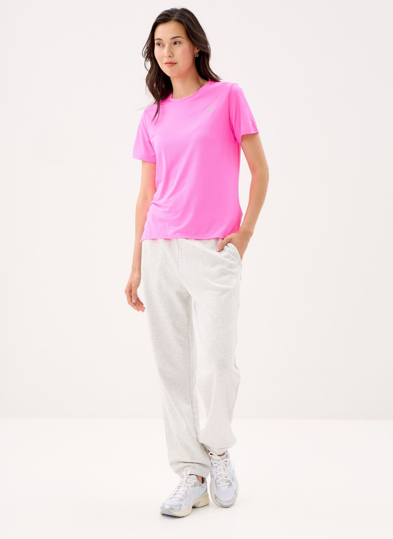 Jogginghosen Sport Essentials French Terry Jogger W damen grau New Balance Jogginghosen Sport Essentials French Terry Jogger W damen grau ASH HEATHER