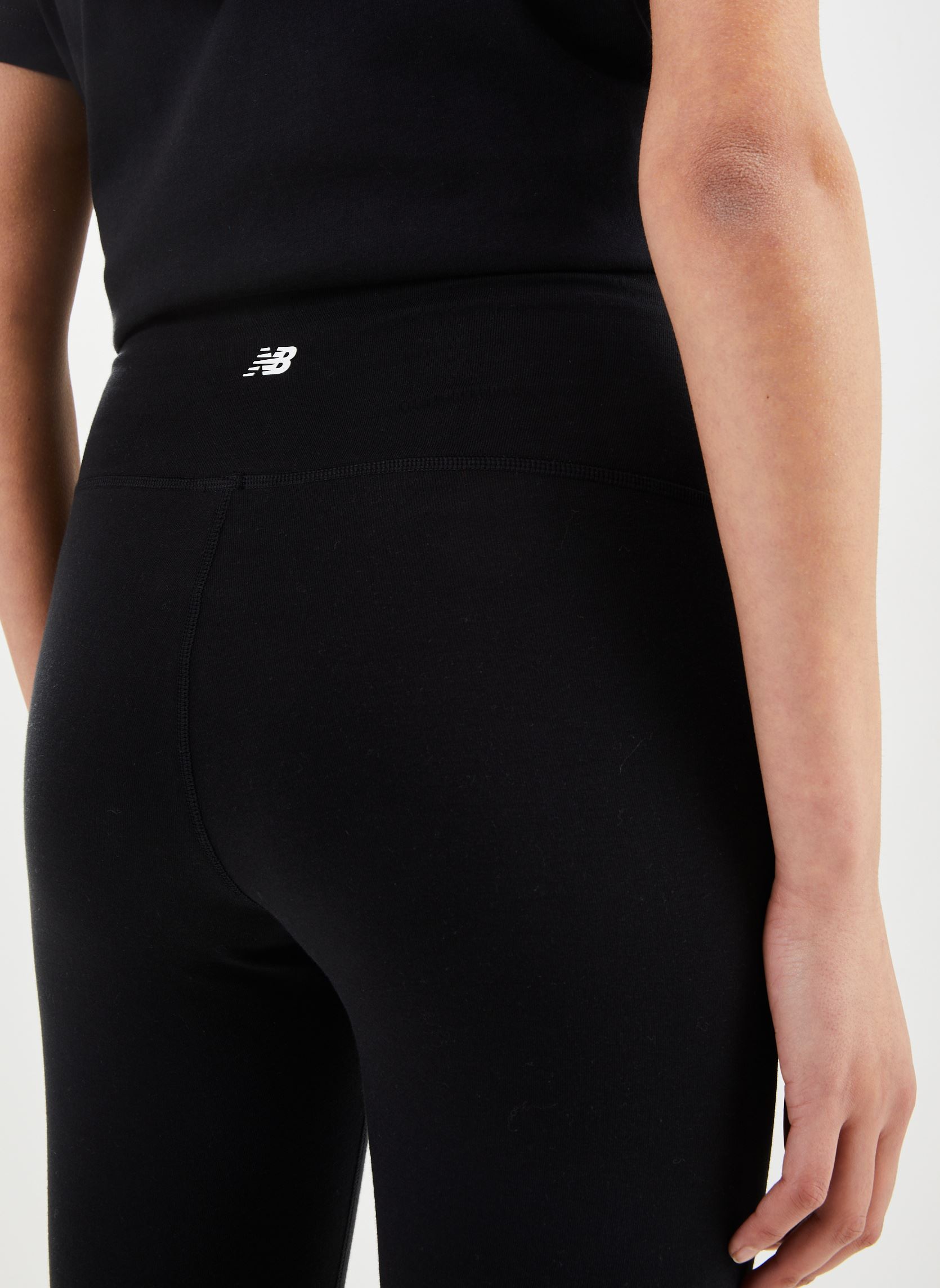 Leggings CTN HR LG 27IN W femme noir New Balance Leggings CTN HR LG 27IN W femme noir BLACK