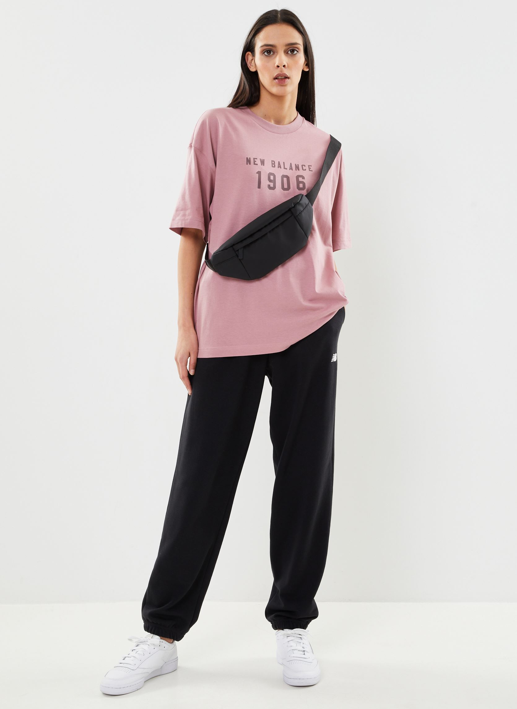 T-shirt a maniche corte IC JR T-SHIRT W donna rosa New Balance T-shirt a maniche corte IC JR T-SHIRT W donna rosa rosewood
