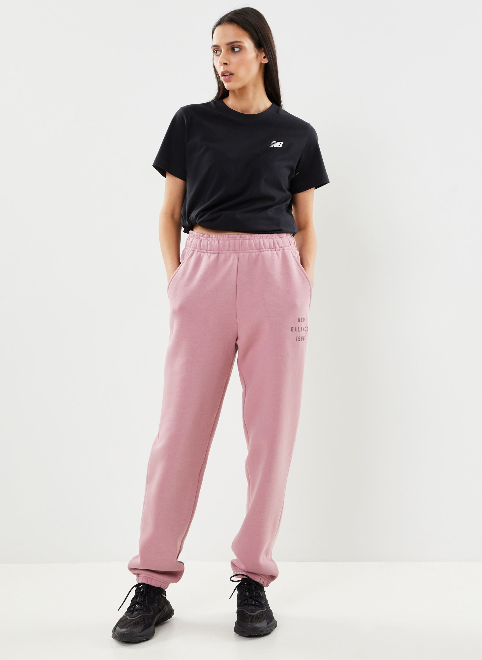 Jogginghosen IC FL JG W damen rosa New Balance Jogginghosen IC FL JG W damen rosa rosewood