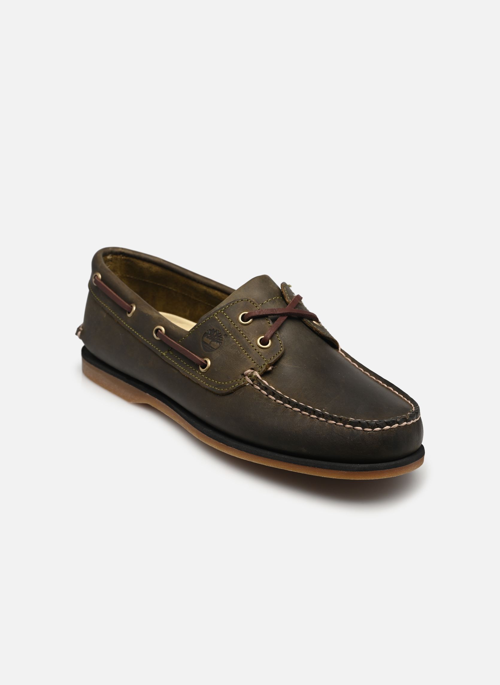 Chaussures bateaux Classic Boat 2 Eye TB0A4 homme vert Timberland Chaussures bateaux Classic Boat 2 Eye TB0A4 homme vert CLASSIC BOAT OLIVE FULL GRAIN