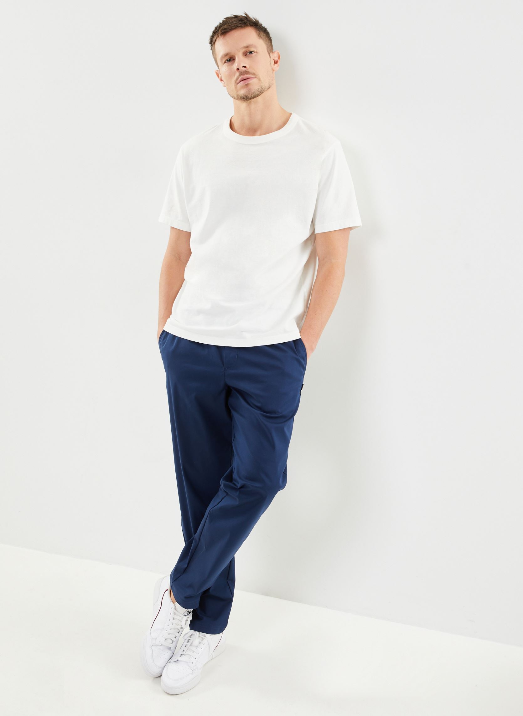 Joggingbroeken TWILL STRT 30 IN M heren blauw New Balance Joggingbroeken TWILL STRT 30 IN M heren blauw NB navy