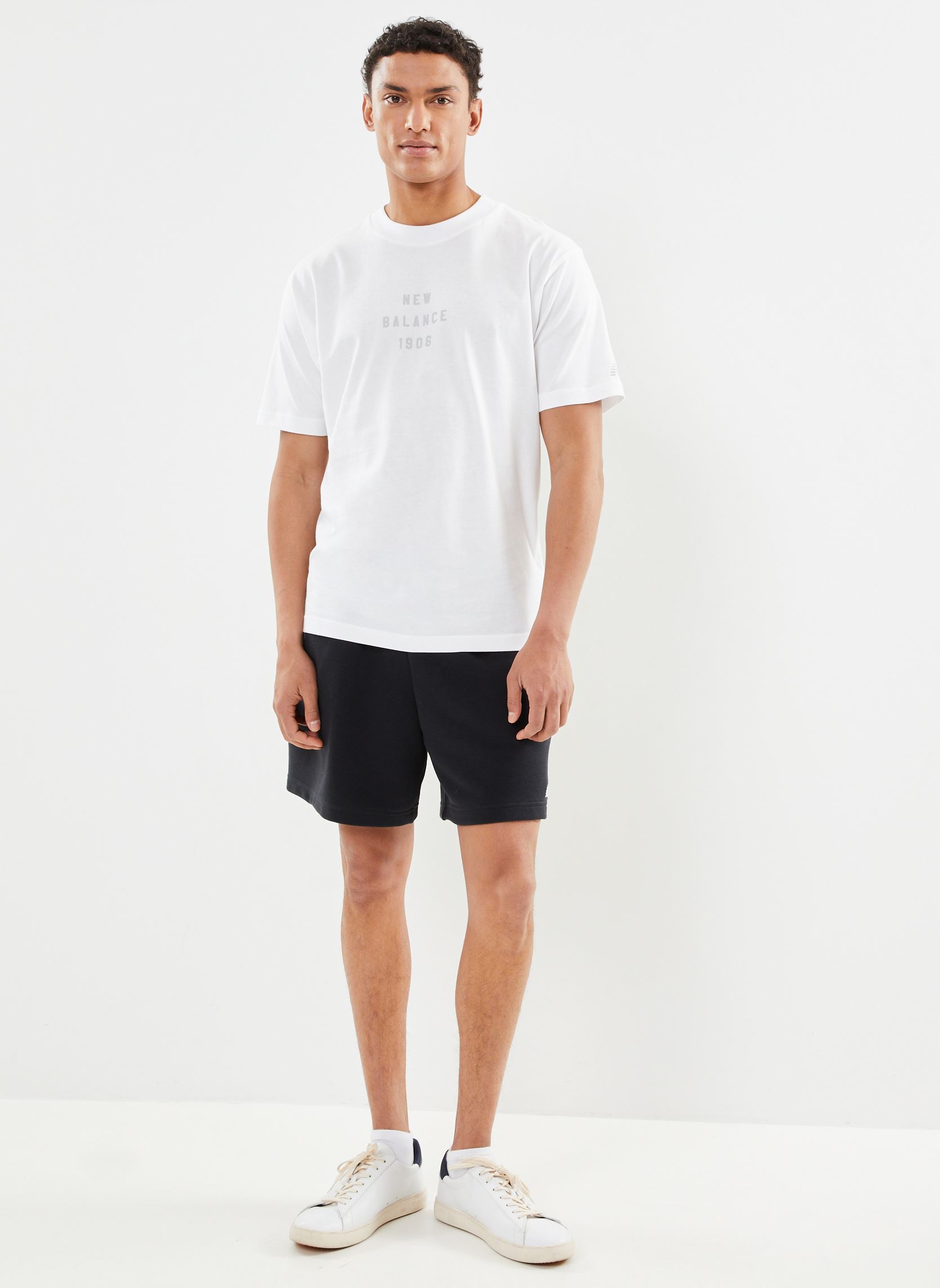 Shorts de sport Sport Essentials French Terry Short 7 homme noir New Balance Shorts de sport Sport Essentials French Terry Short 7 homme noir BLACK