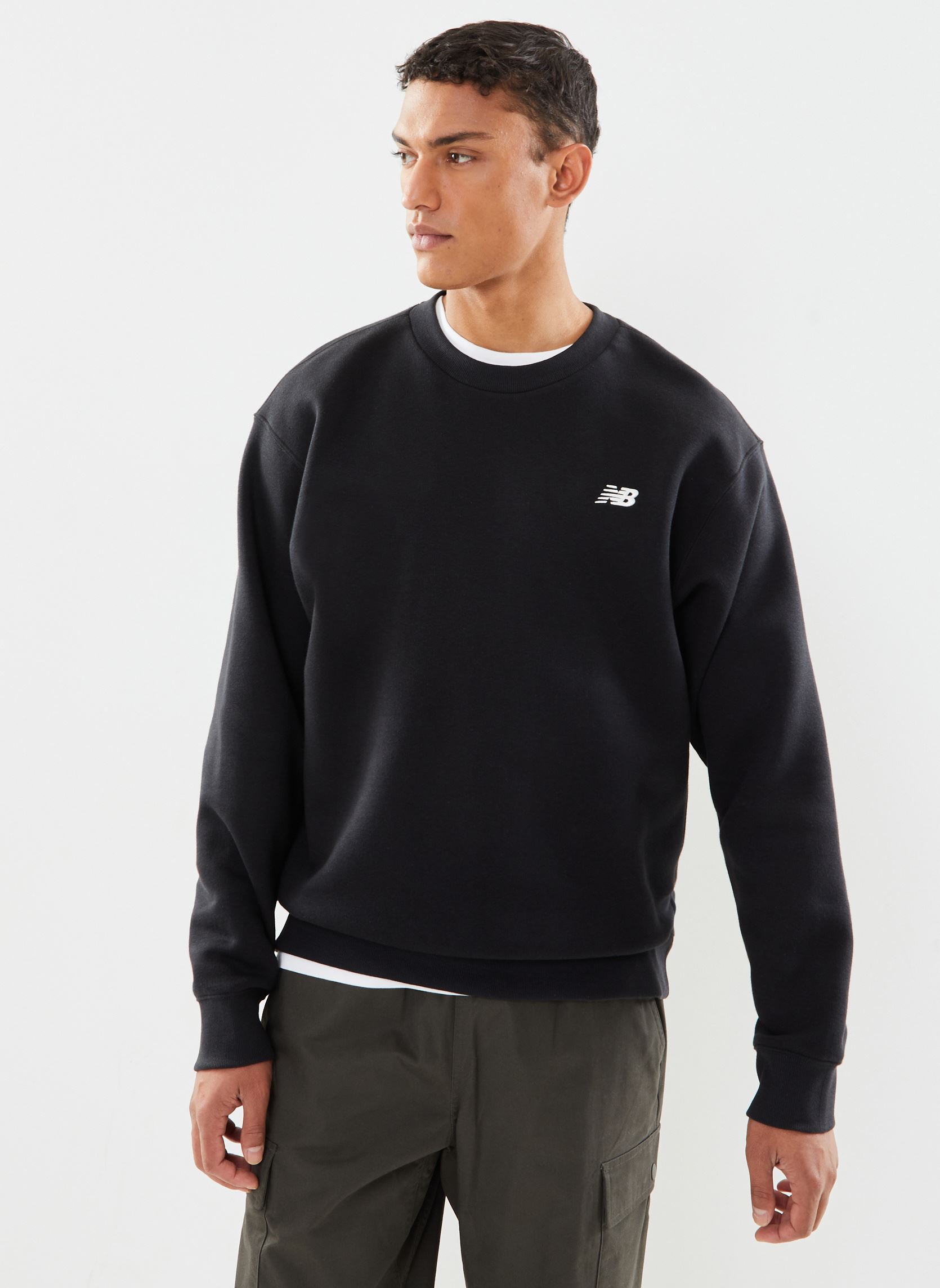 Sweat shirt New Balance SMALL LOGO CREW EU - vue 3