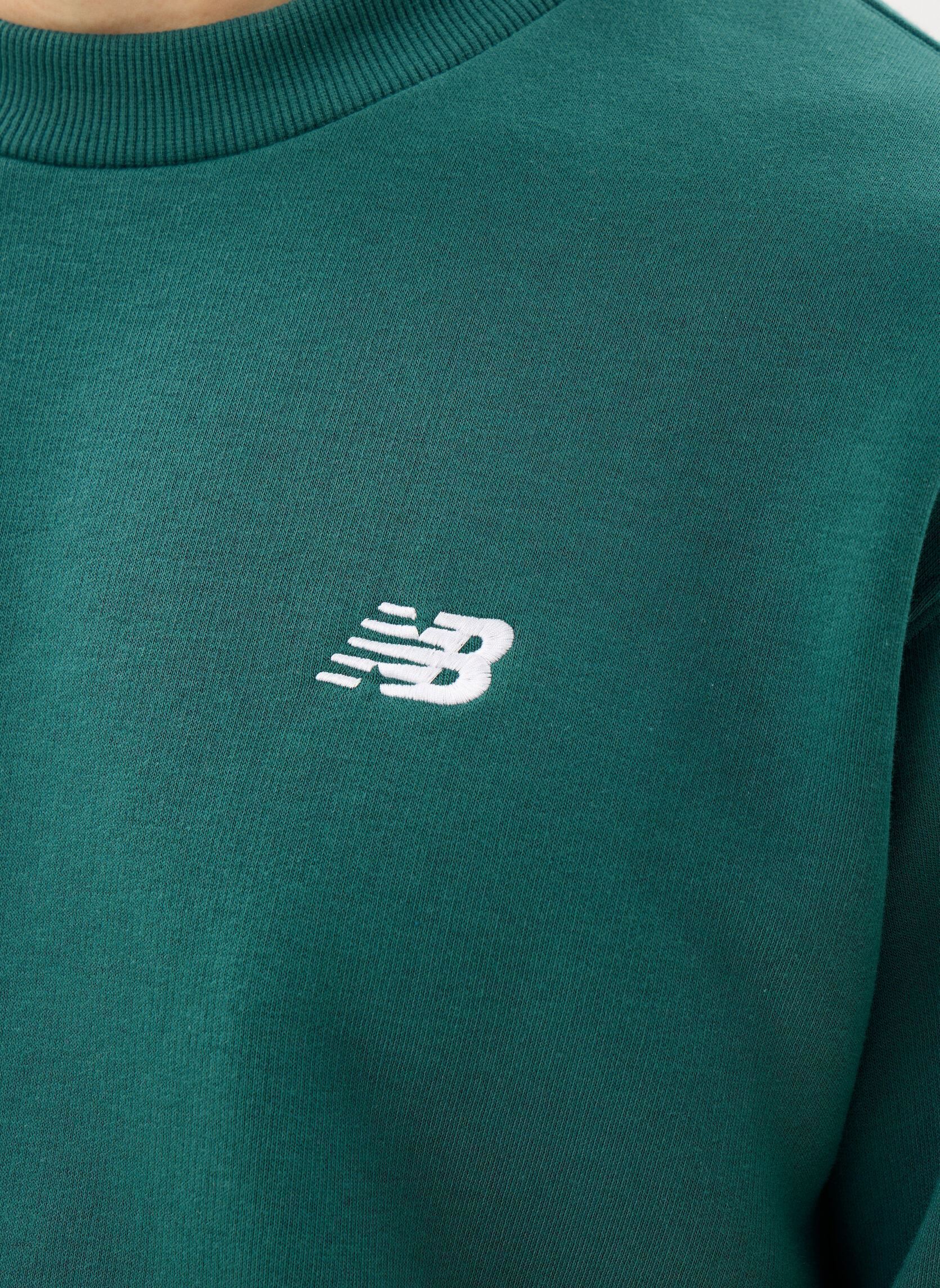 Sweats Sport Essentials Fleece Crew M homme vert New Balance Sweats Sport Essentials Fleece Crew M homme vert MEDUSA GREEN