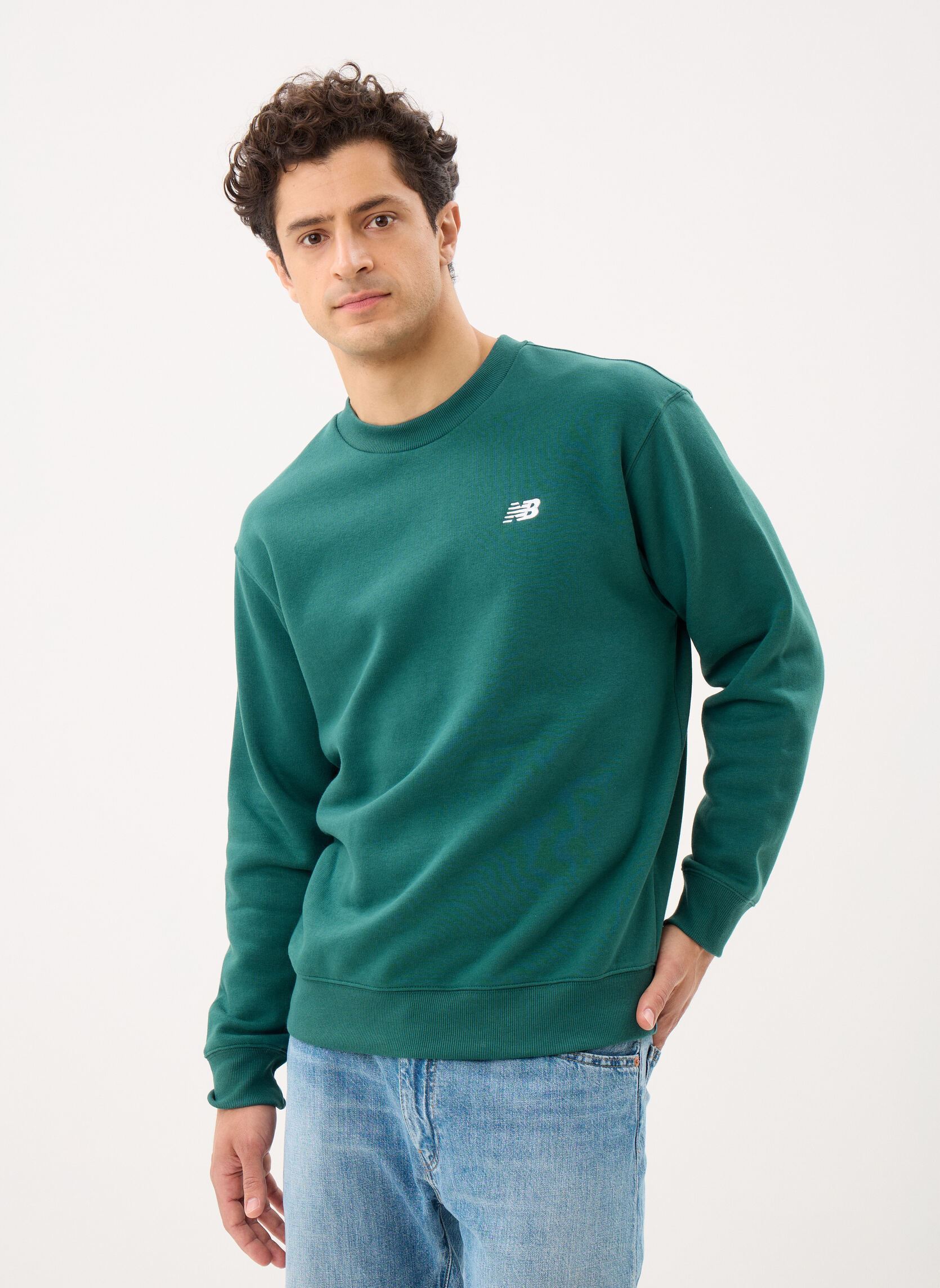 Vêtements New Balance Sport Essentials Fleece Crew pour - vue 1