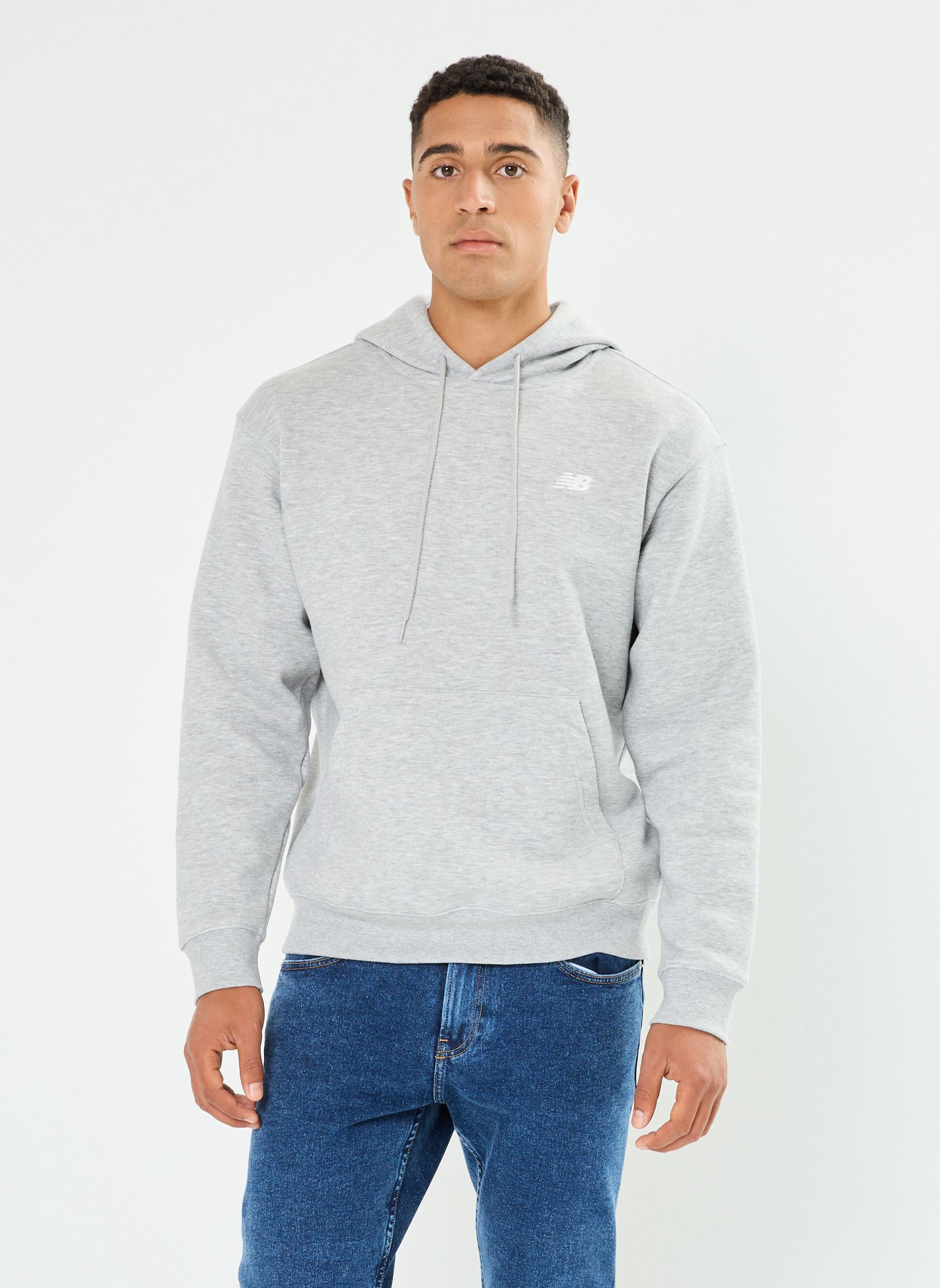 Sweat shirt New Balance SMALL LOGO HOODIE EU - vue 6