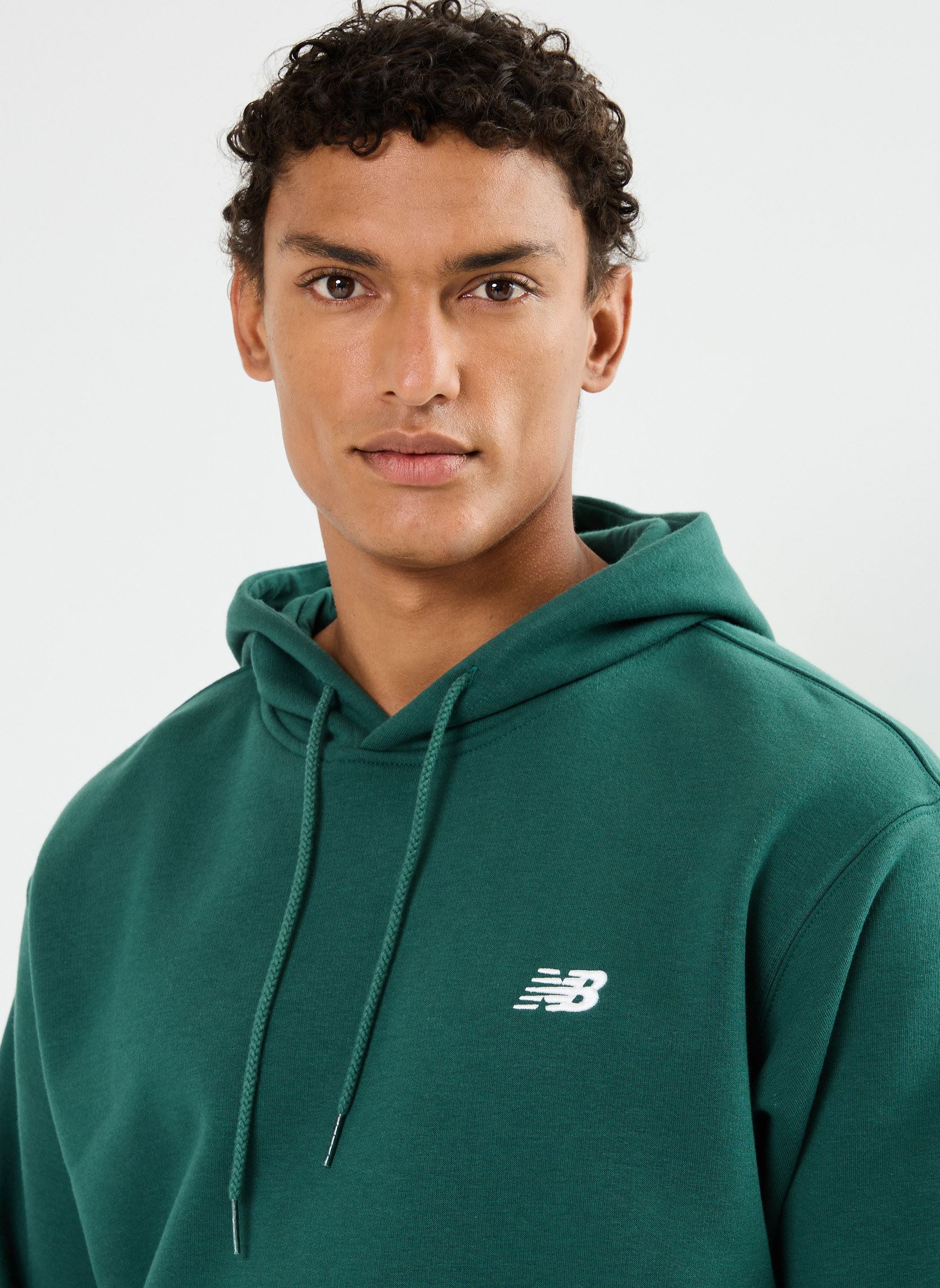 Sweats à capuche Sport Essentials Fleece Hoodie M homme vert New Balance Sweats à capuche Sport Essentials Fleece Hoodie M homme vert Nightwatch Green