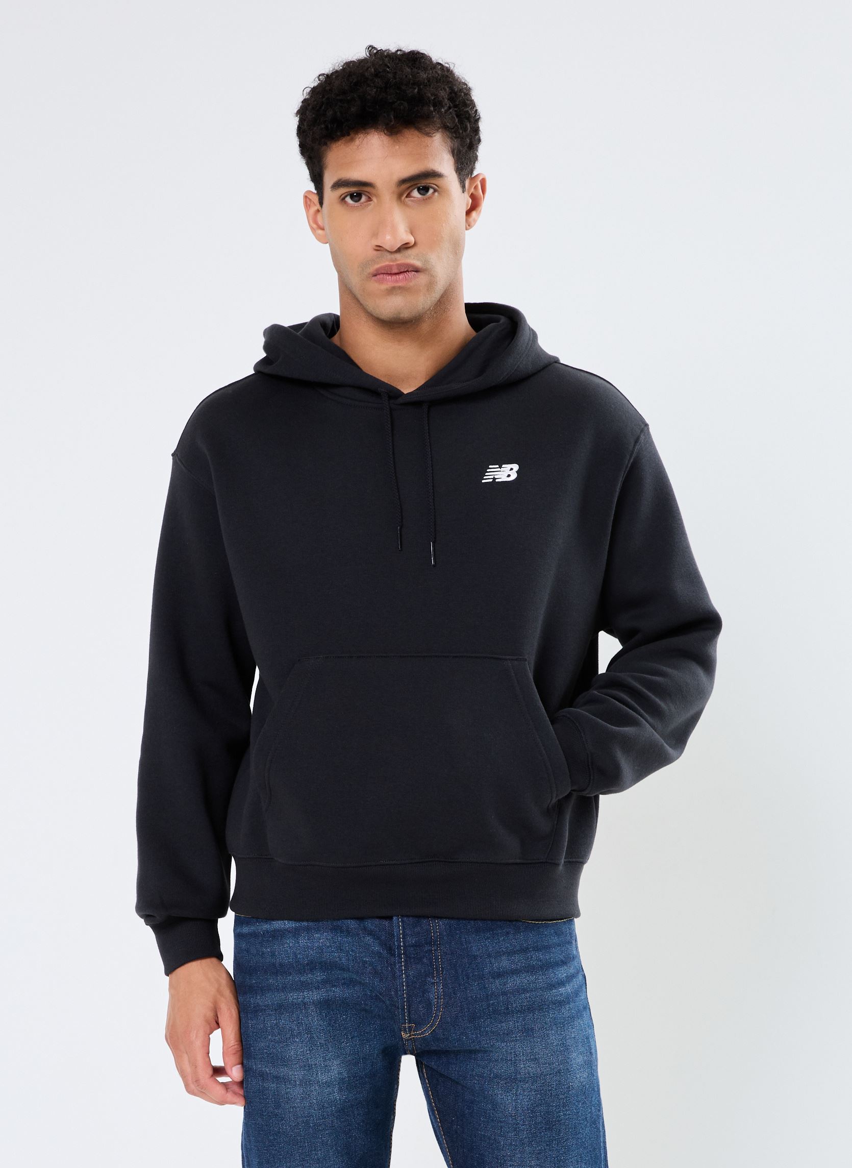 Sweat shirt New Balance SMALL LOGO HOODIE EU - vue 10