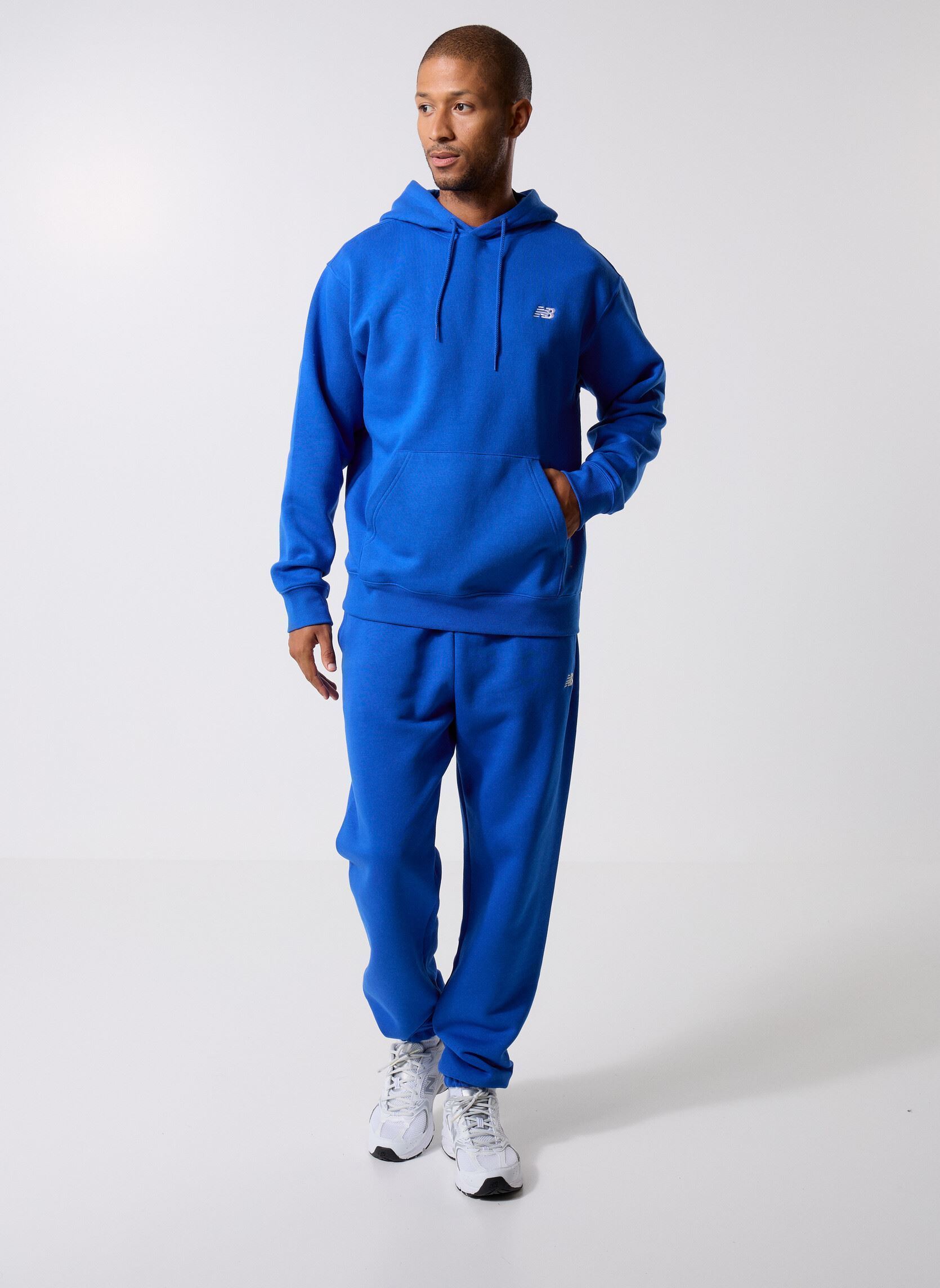 Sweats à capuche Sport Essentials Fleece Hoodie M homme bleu New Balance Sweats à capuche Sport Essentials Fleece Hoodie M homme bleu BLUE GEMSTONE