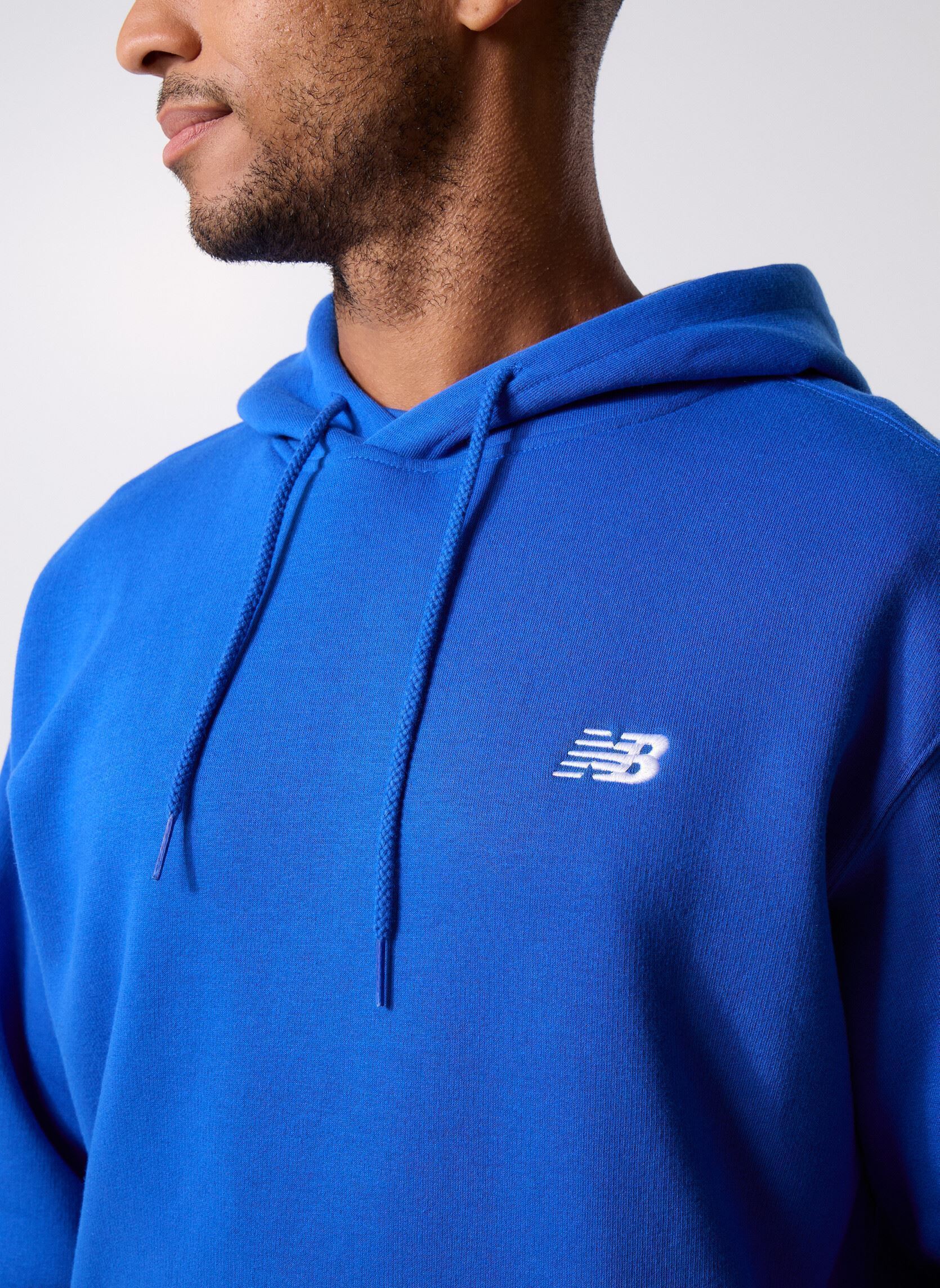 Sweats à capuche Sport Essentials Fleece Hoodie M homme bleu New Balance Sweats à capuche Sport Essentials Fleece Hoodie M homme bleu BLUE GEMSTONE