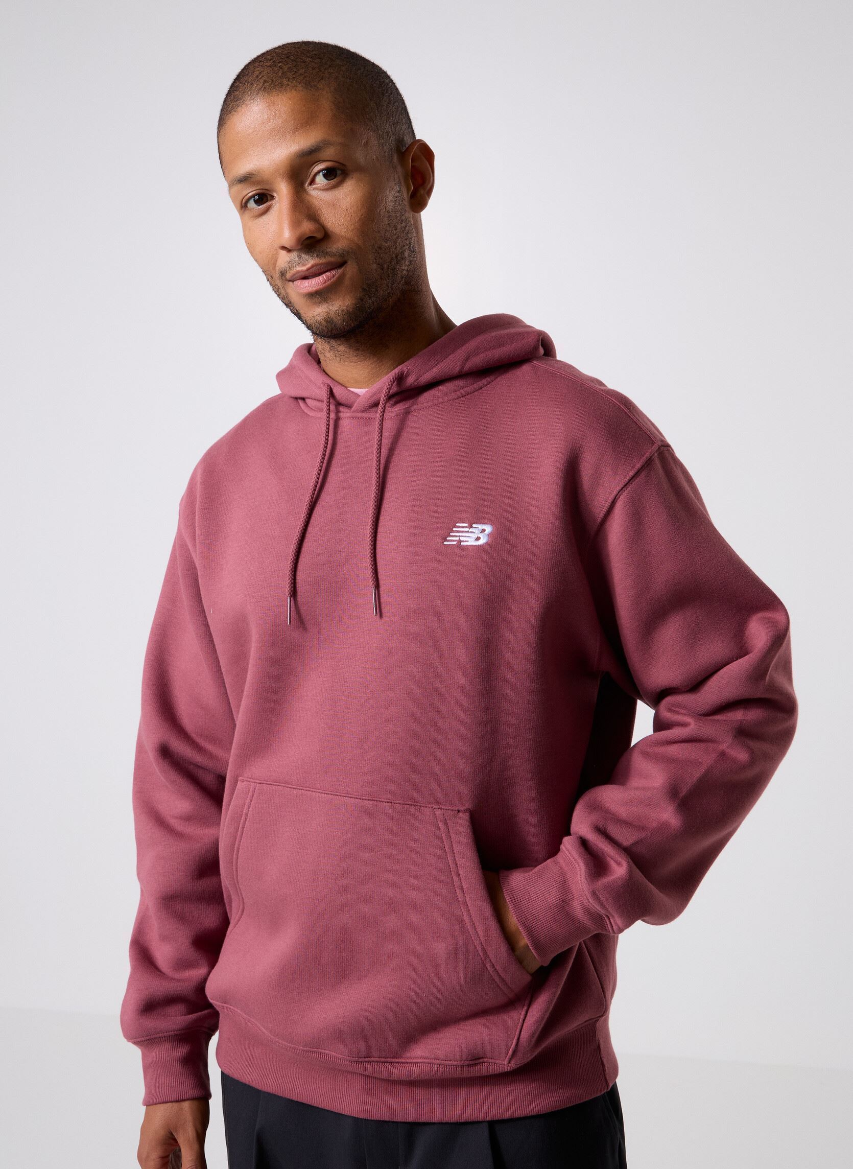 Sweat shirt New Balance SMALL LOGO HOODIE EU - vue 9