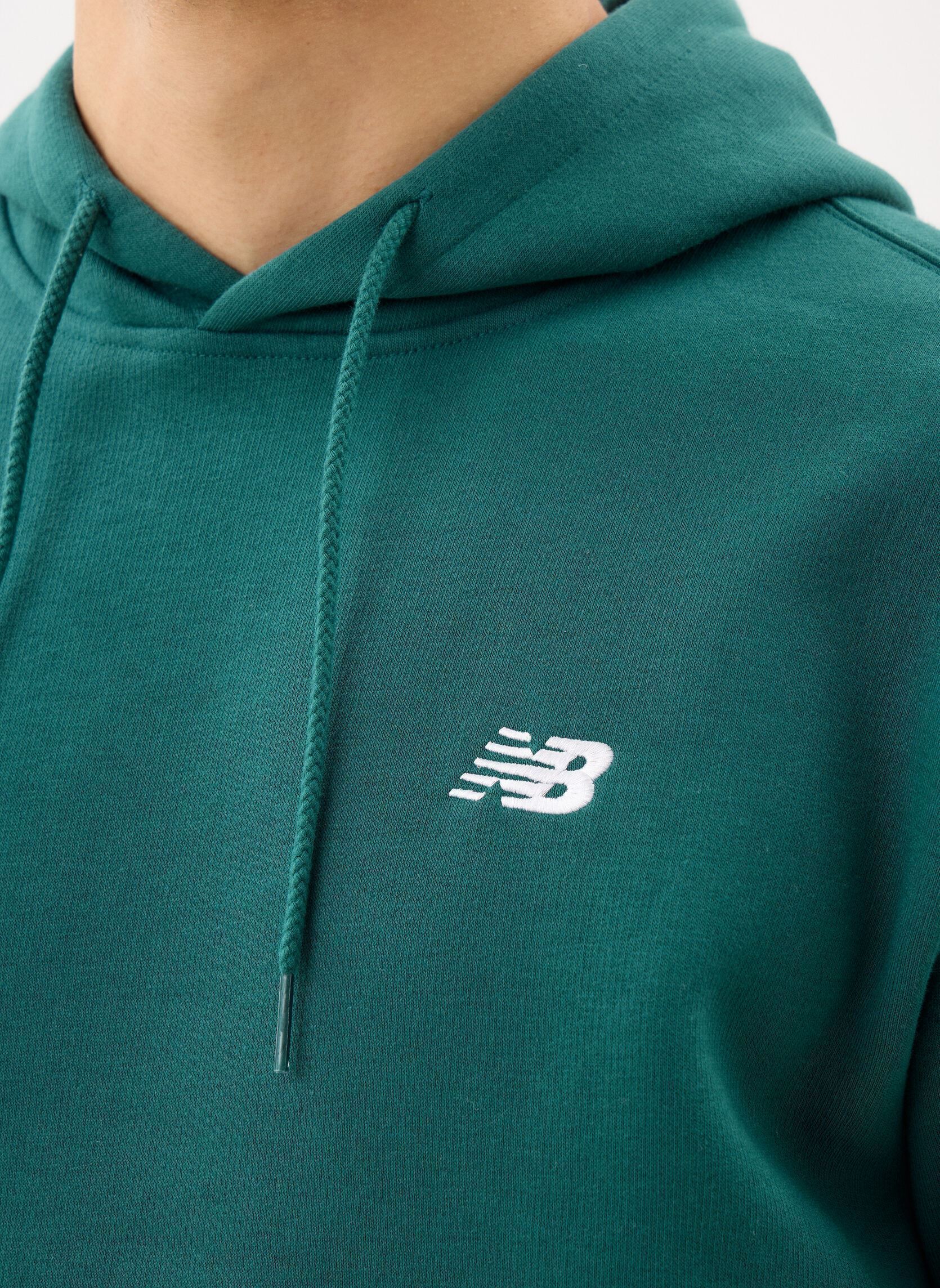 Sweats à capuche Sport Essentials Fleece Hoodie M homme vert New Balance Sweats à capuche Sport Essentials Fleece Hoodie M homme vert Medusa Green