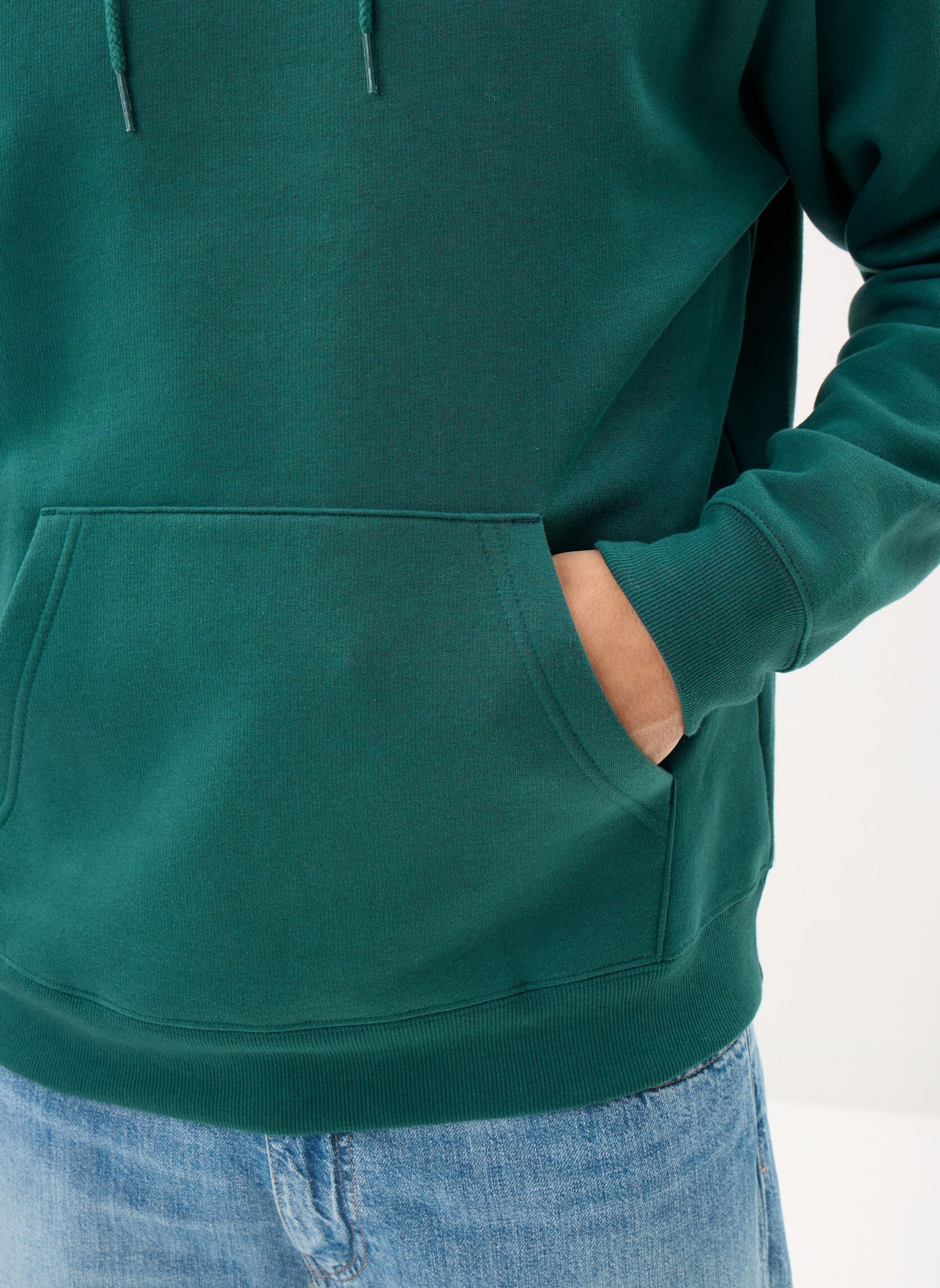 Sweats à capuche Sport Essentials Fleece Hoodie M homme vert New Balance Sweats à capuche Sport Essentials Fleece Hoodie M homme vert Medusa Green