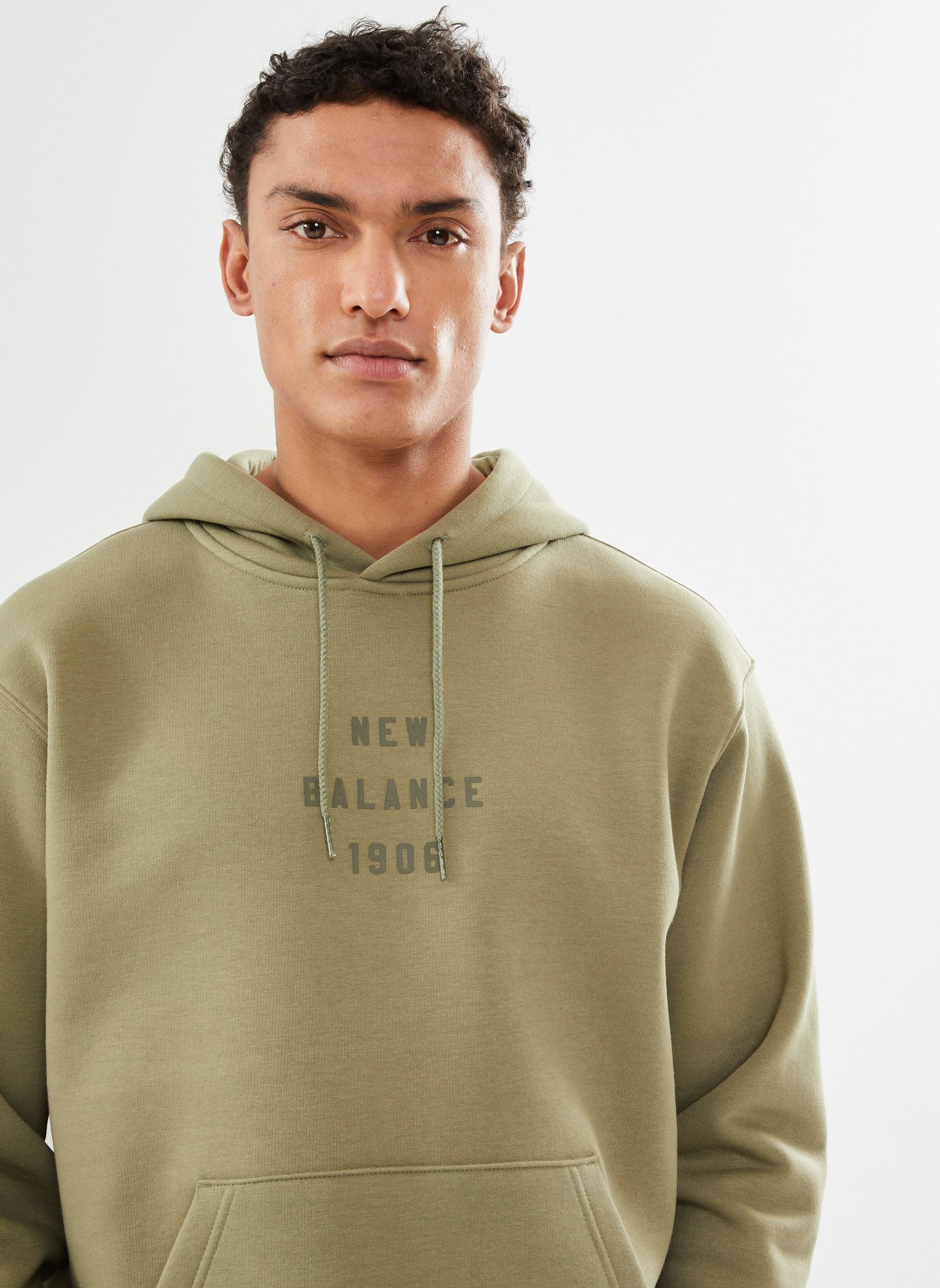 Hoodies IC GR CRW heren groen New Balance Hoodies IC GR CRW heren groen Dark Olivine