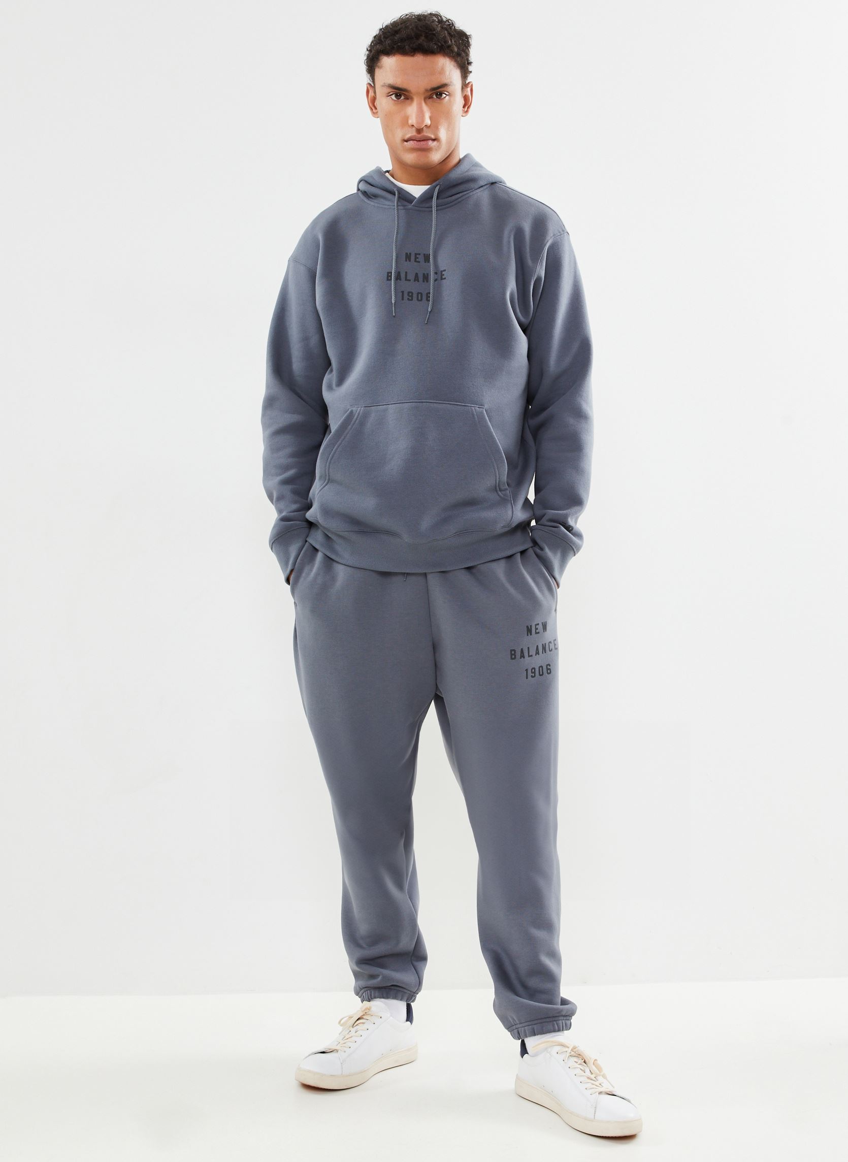 Sweats à capuche RLX RUN SL SS M homme gris New Balance Sweats à capuche RLX RUN SL SS M homme gris Graphite