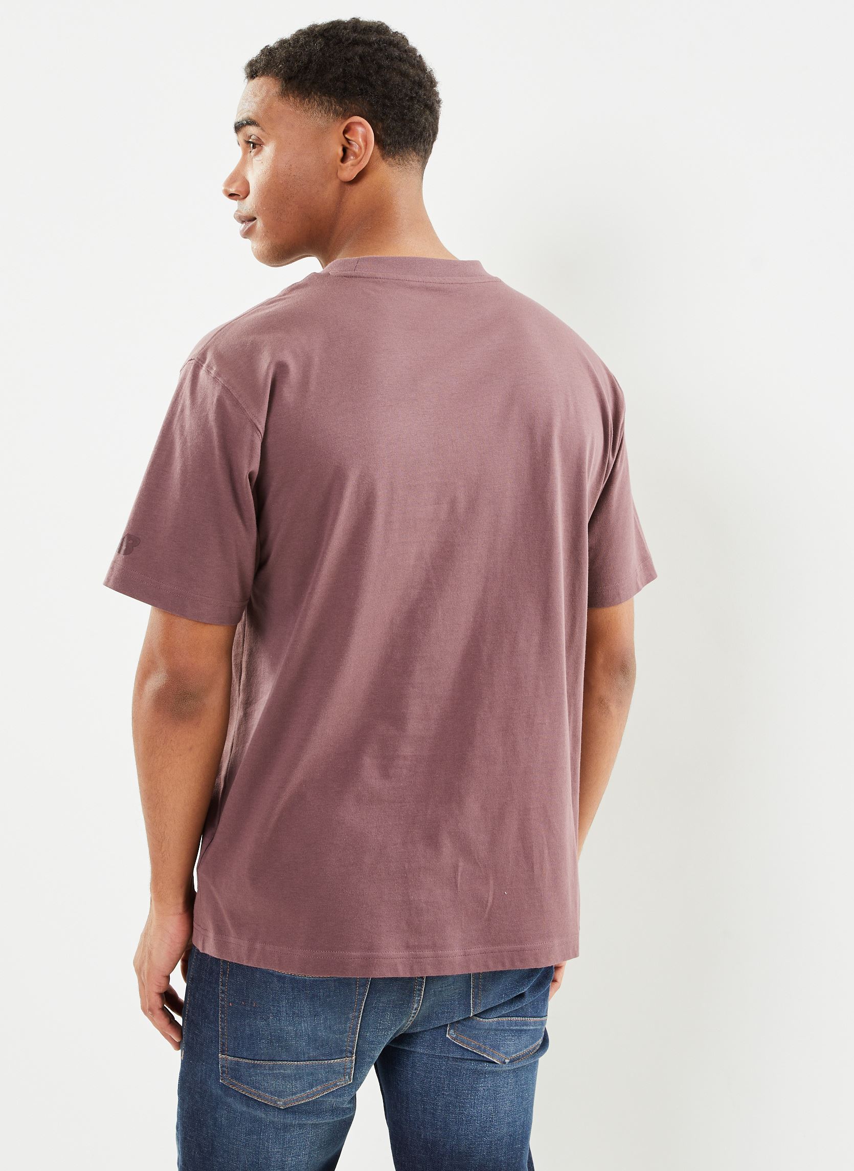 Tee-shirts manches courtes SGH FZ M homme violet New Balance Tee-shirts manches courtes SGH FZ M homme violet Licorice