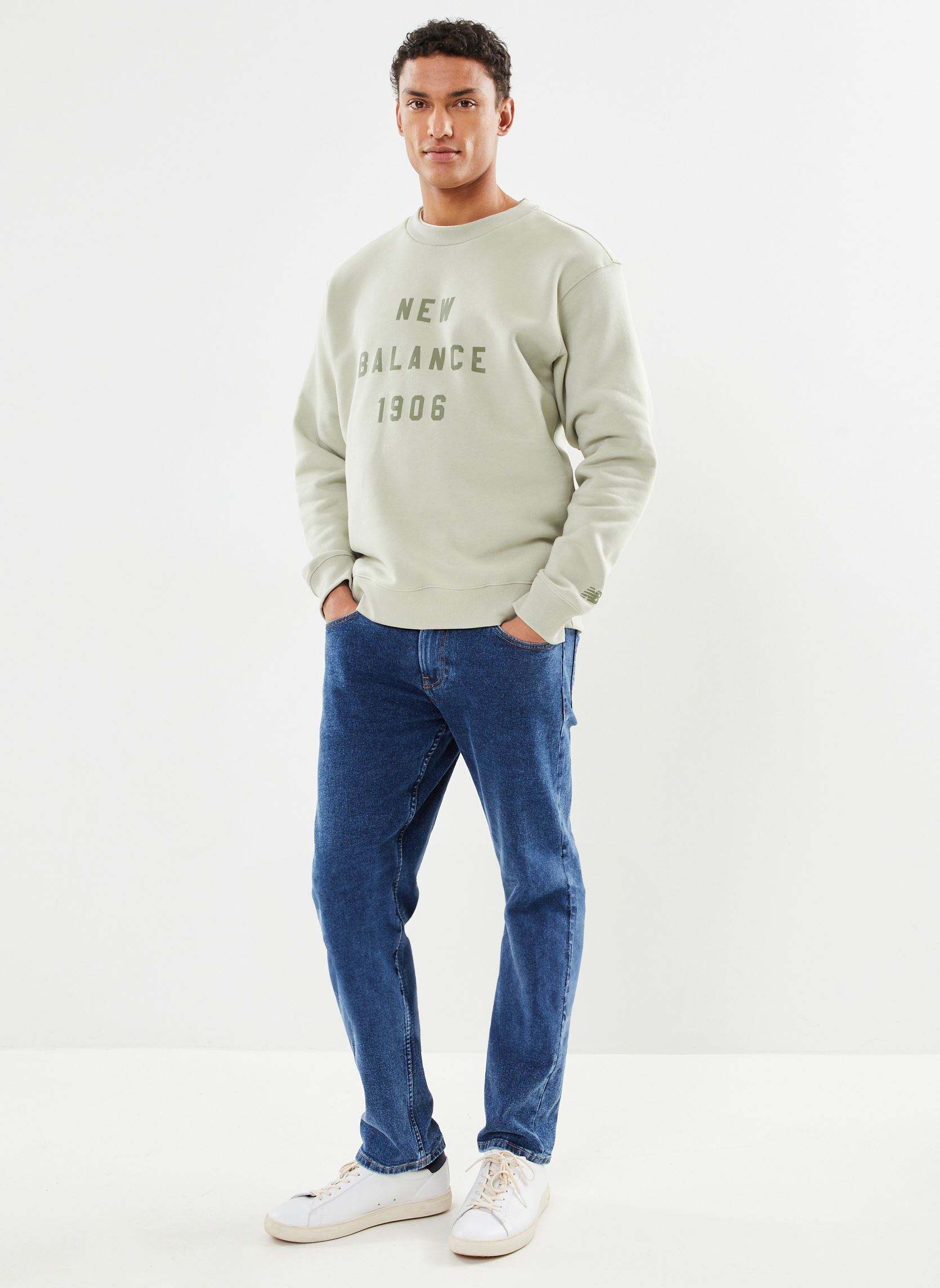 Sweats SGH SNAP PANT M homme vert New Balance Sweats SGH SNAP PANT M homme vert OLIVINE