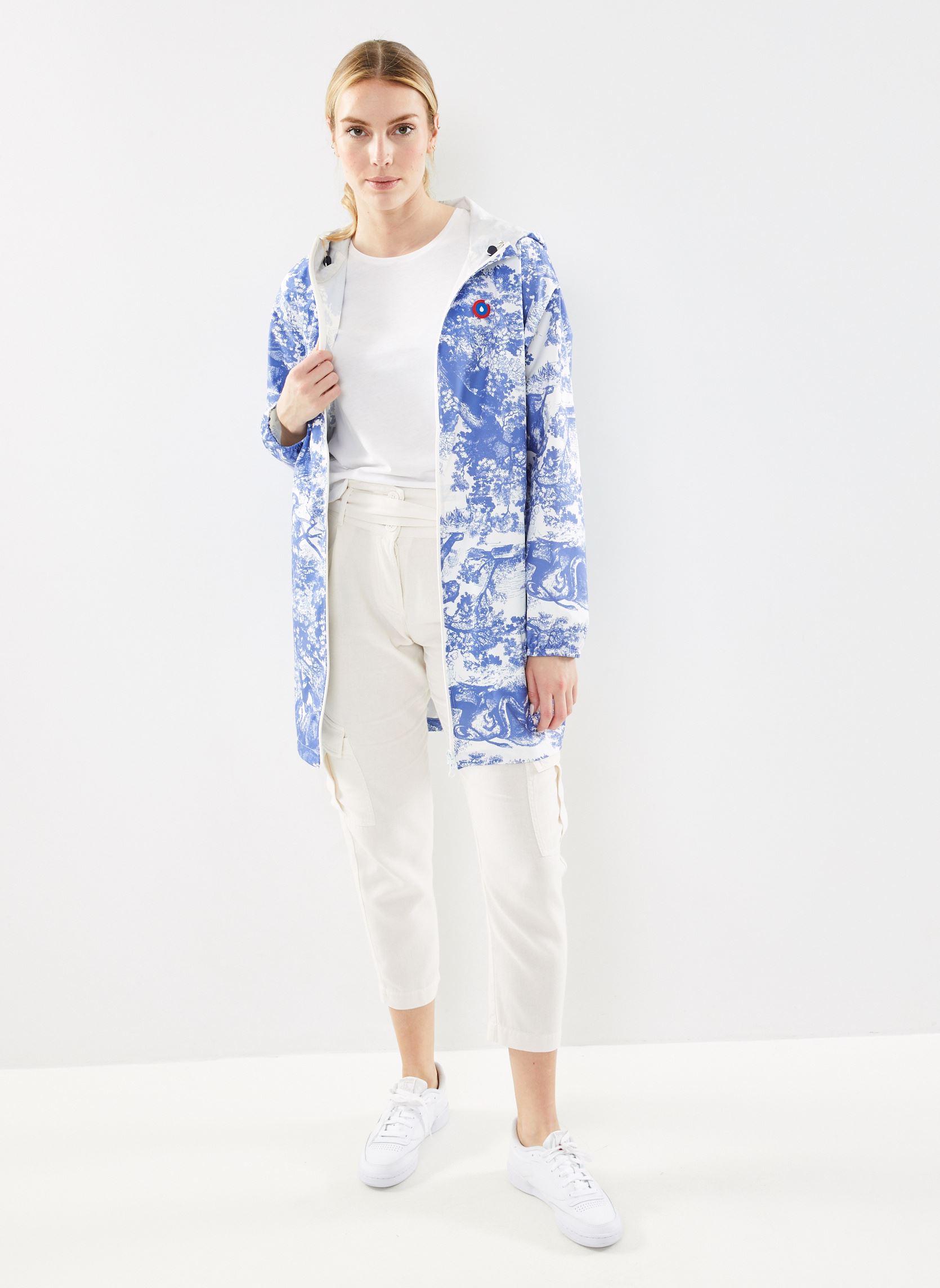 Vestes imperméable Amelot print femme bleu FLOTTE Vestes imperméable Amelot print femme bleu JARDIN
