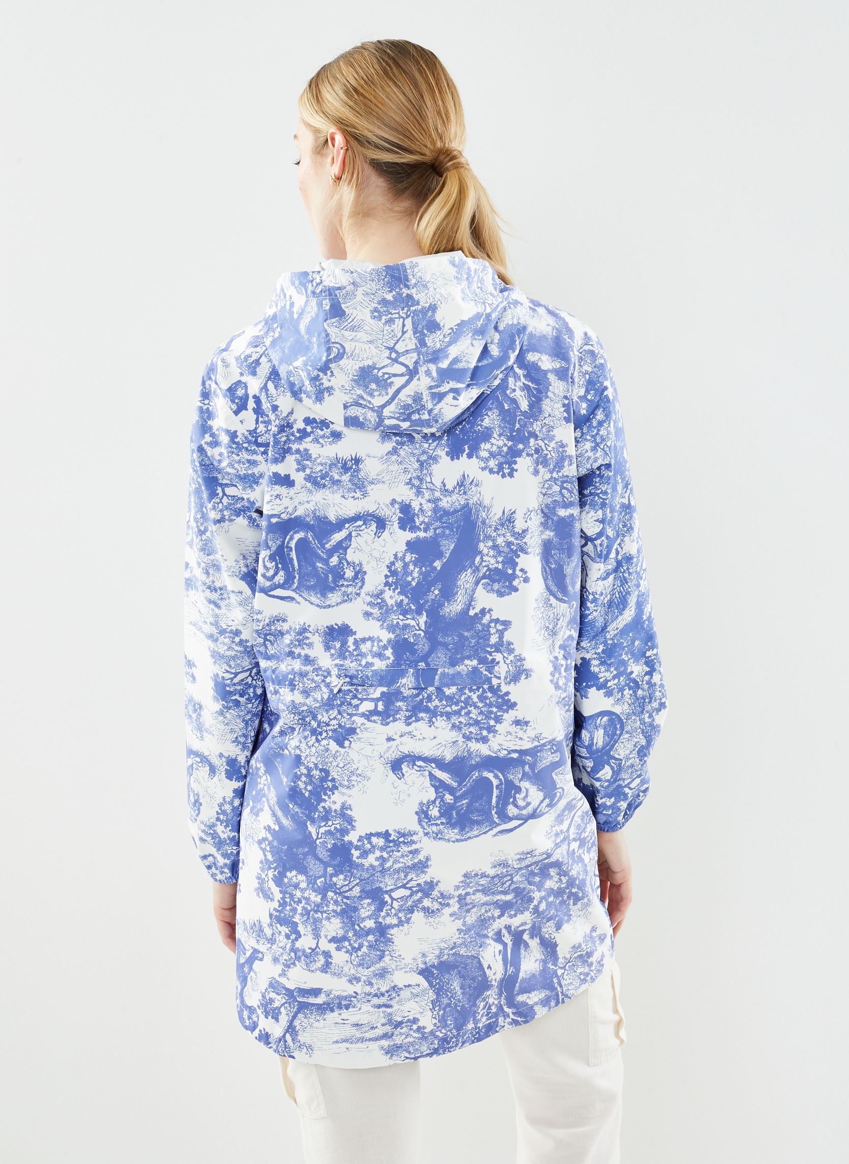 Vestes imperméable Amelot print femme bleu FLOTTE Vestes imperméable Amelot print femme bleu JARDIN