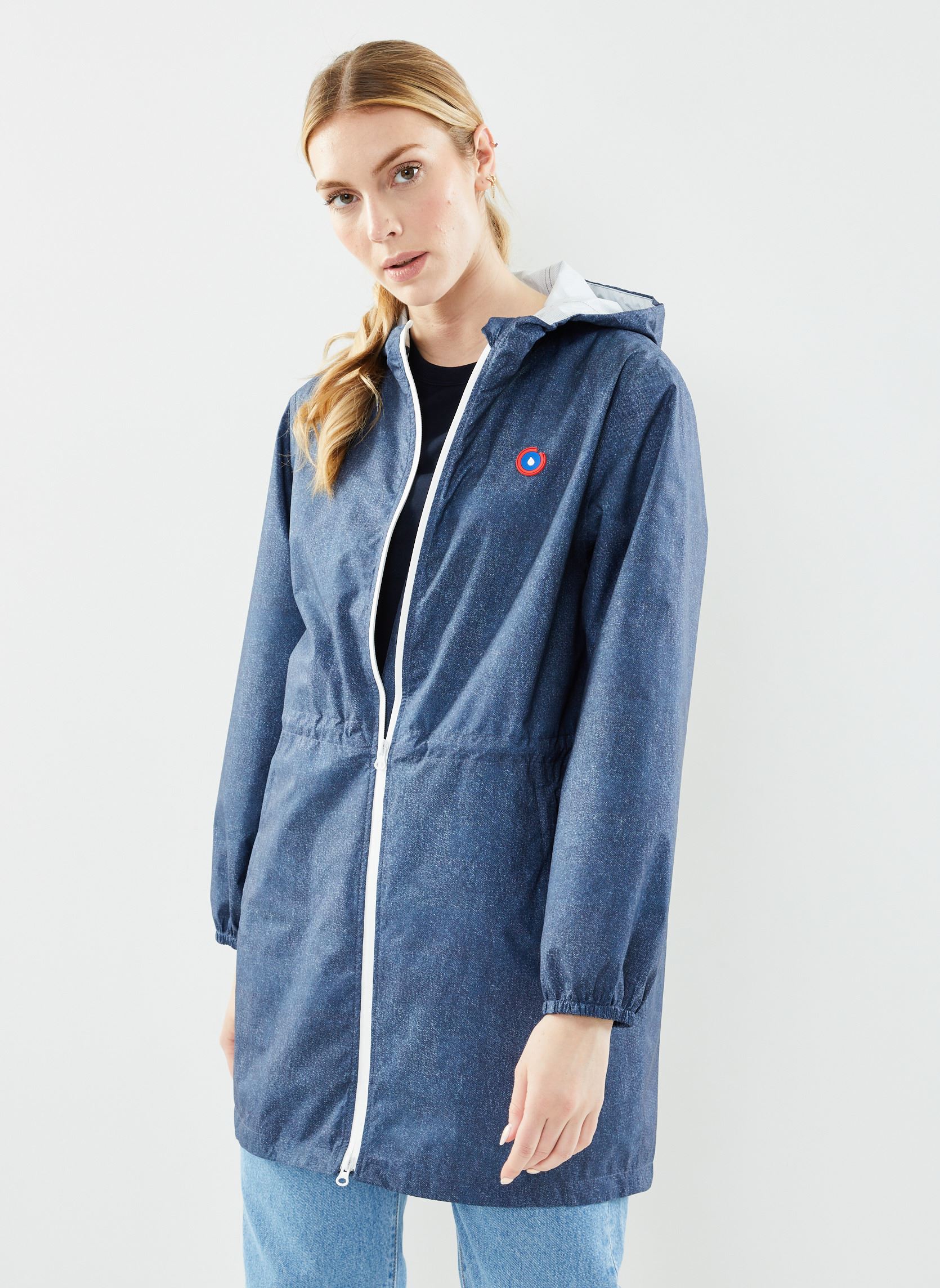 Vestes imperméable Amelot print femme bleu FLOTTE Vestes imperméable Amelot print femme bleu DENIM