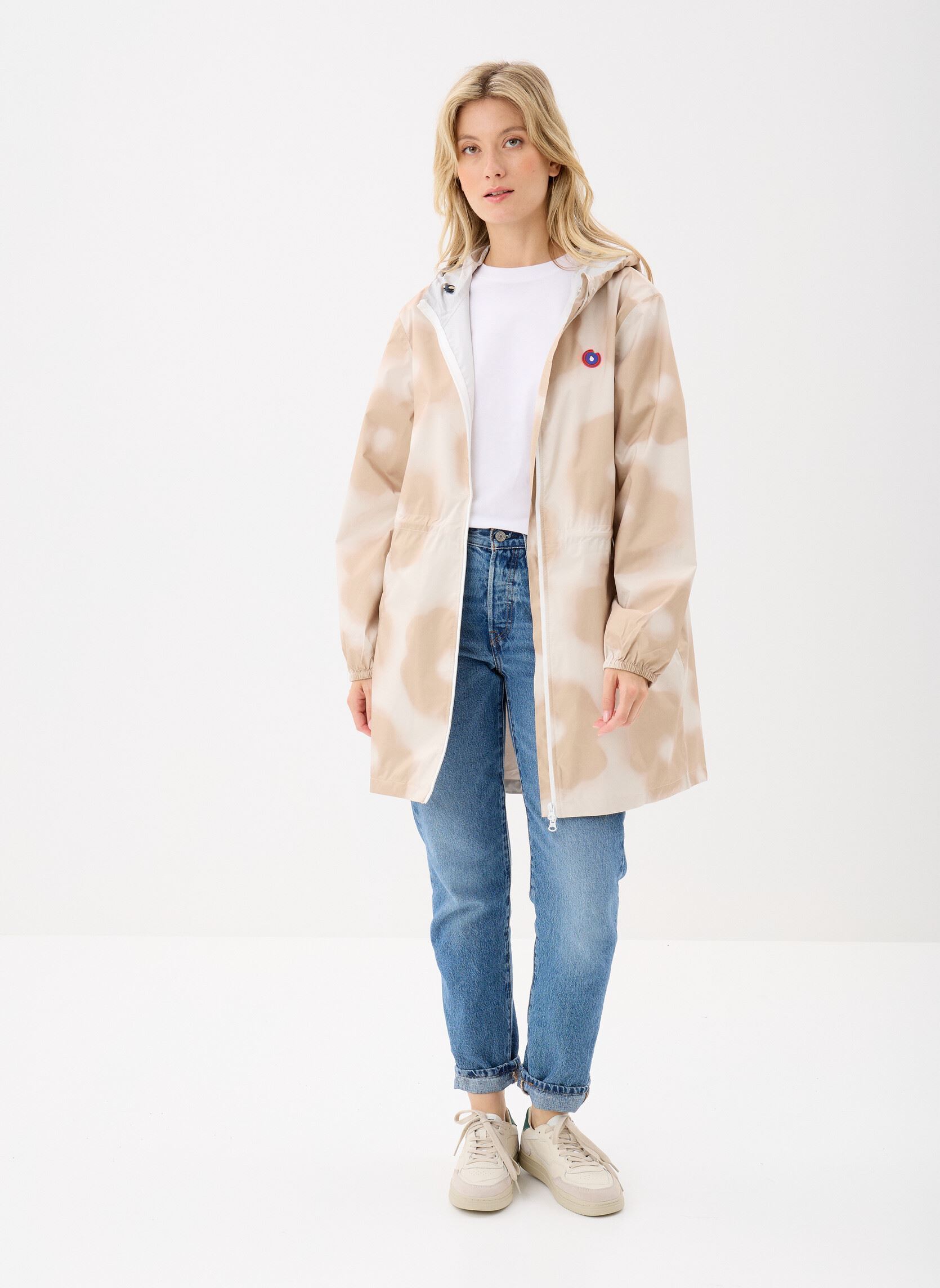 Regenjacken Amelot print damen beige FLOTTE Regenjacken Amelot print damen beige Daisy